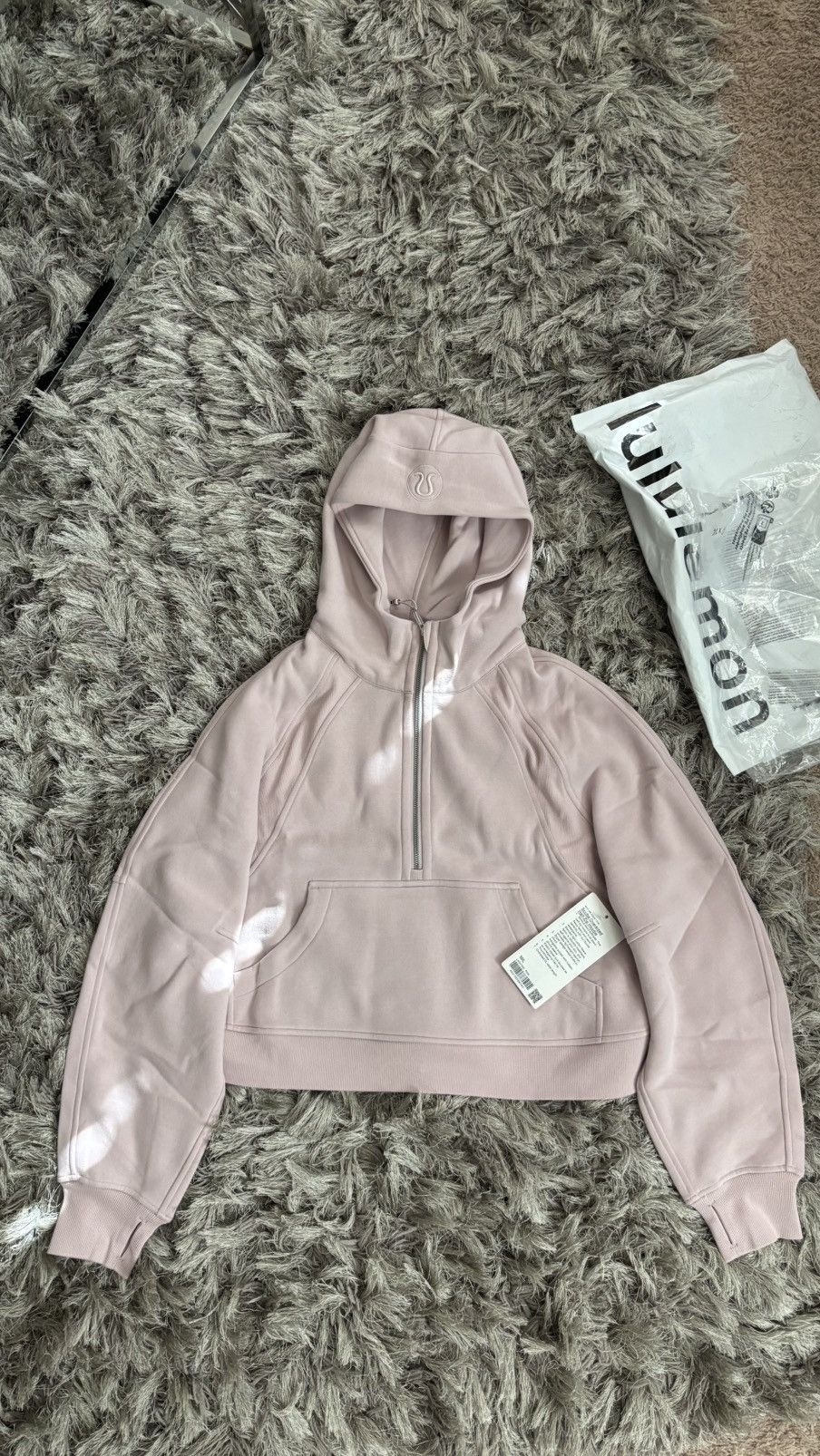 Lululemon Womens Oversized Lululemon Scuba Half-Zip Hoodie Size M / US 6-8 / IT 42-44 - 1 Thumbnail