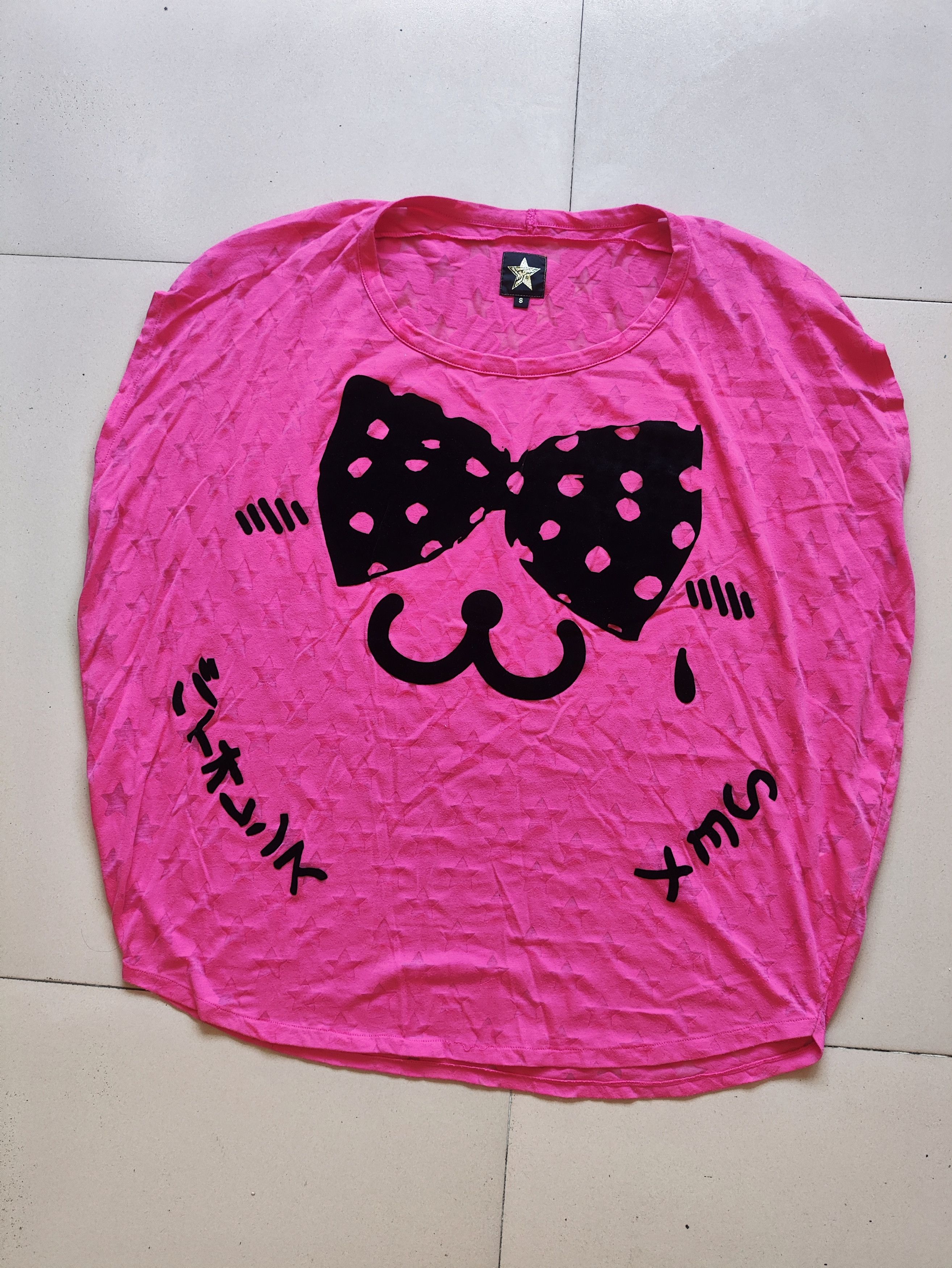20471120 Hyoma Face Bow Sheer Mesh Tank Size US S / EU 44-46 / 1 - 2 Thumbnail