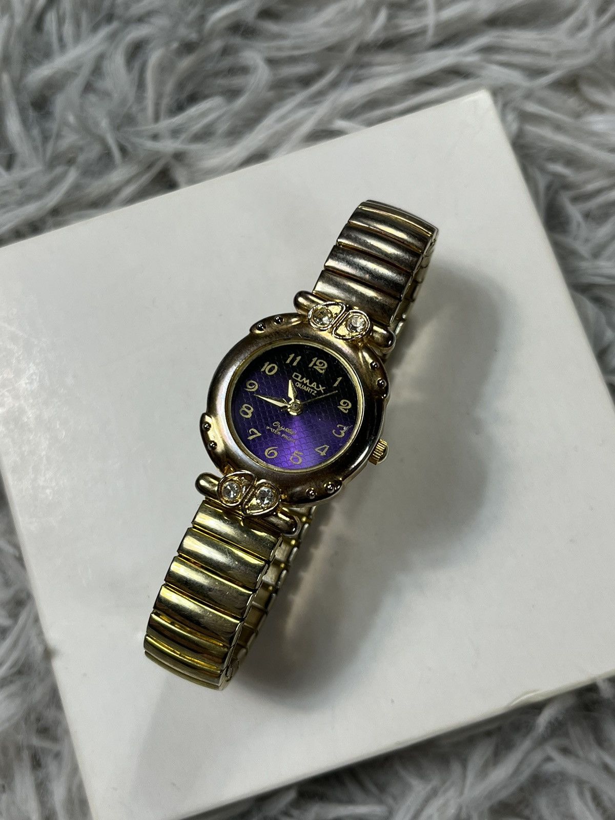 Jewelry Omax Gold & Purple Ladies’ Bracelet Watch – Japanese Brand Size ONE SIZE - 6 Thumbnail