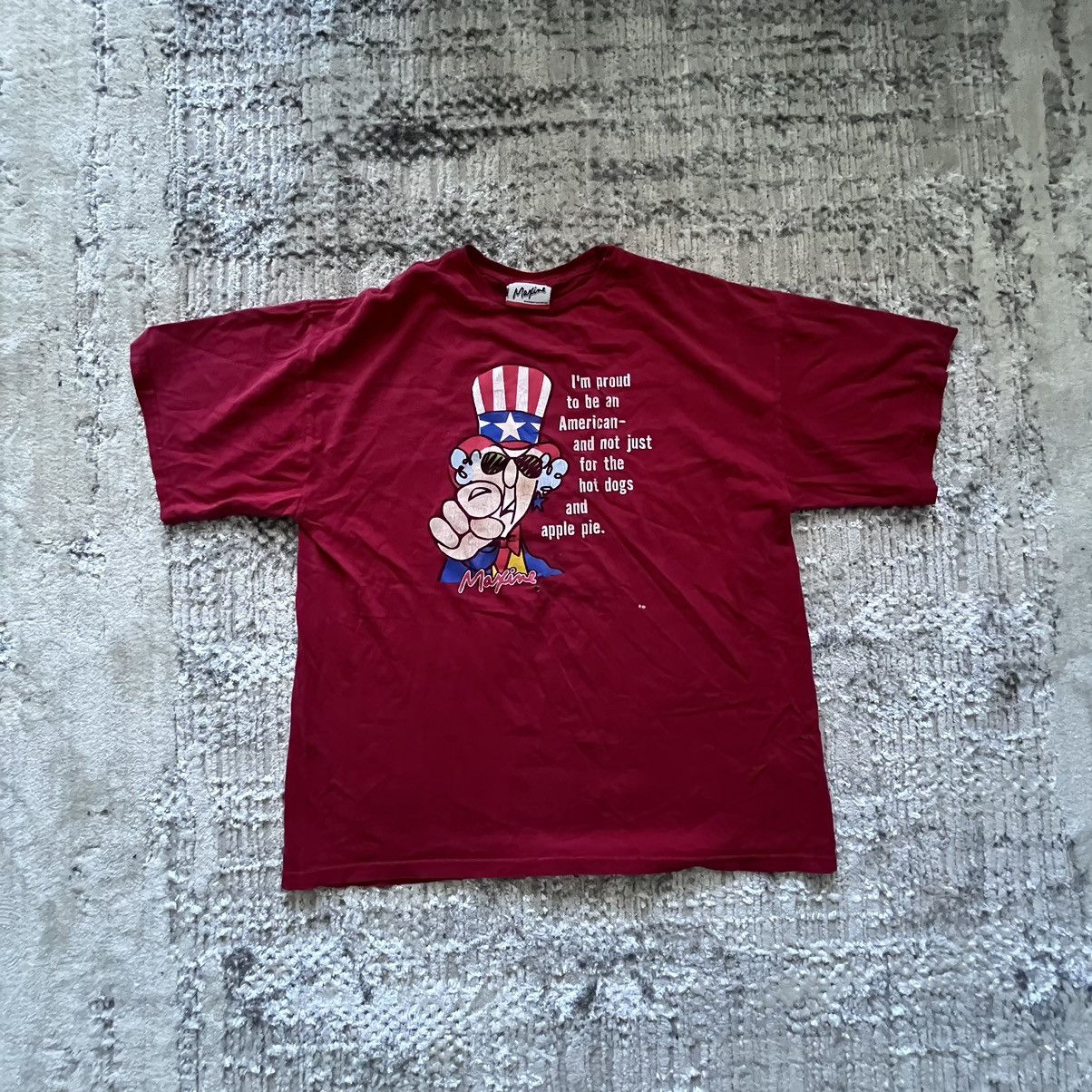 Vintage Vintage America Maxine Proud to be an American Graphic Tee Size US XL / EU 56 / 4 - 1 Thumbnail