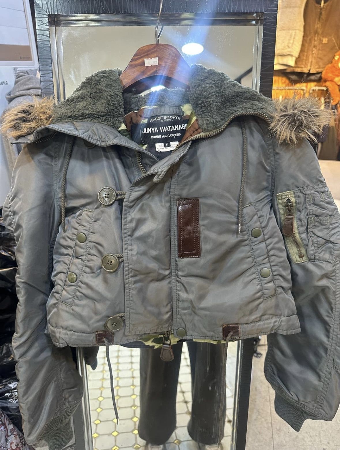 Junya Watanabe Junya Watanabe 2010 F/W Cropped Aviator Jacket Size S / US 4 / IT 40 - 2 Thumbnail