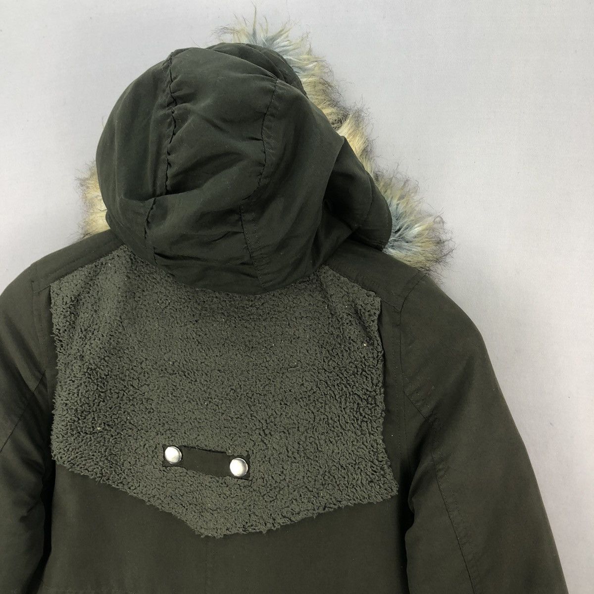 Fiorucci Vintage 00’s Fiorucci Patches Faux Fur Parka Size US XS / EU 42 / 0 - 20 Thumbnail