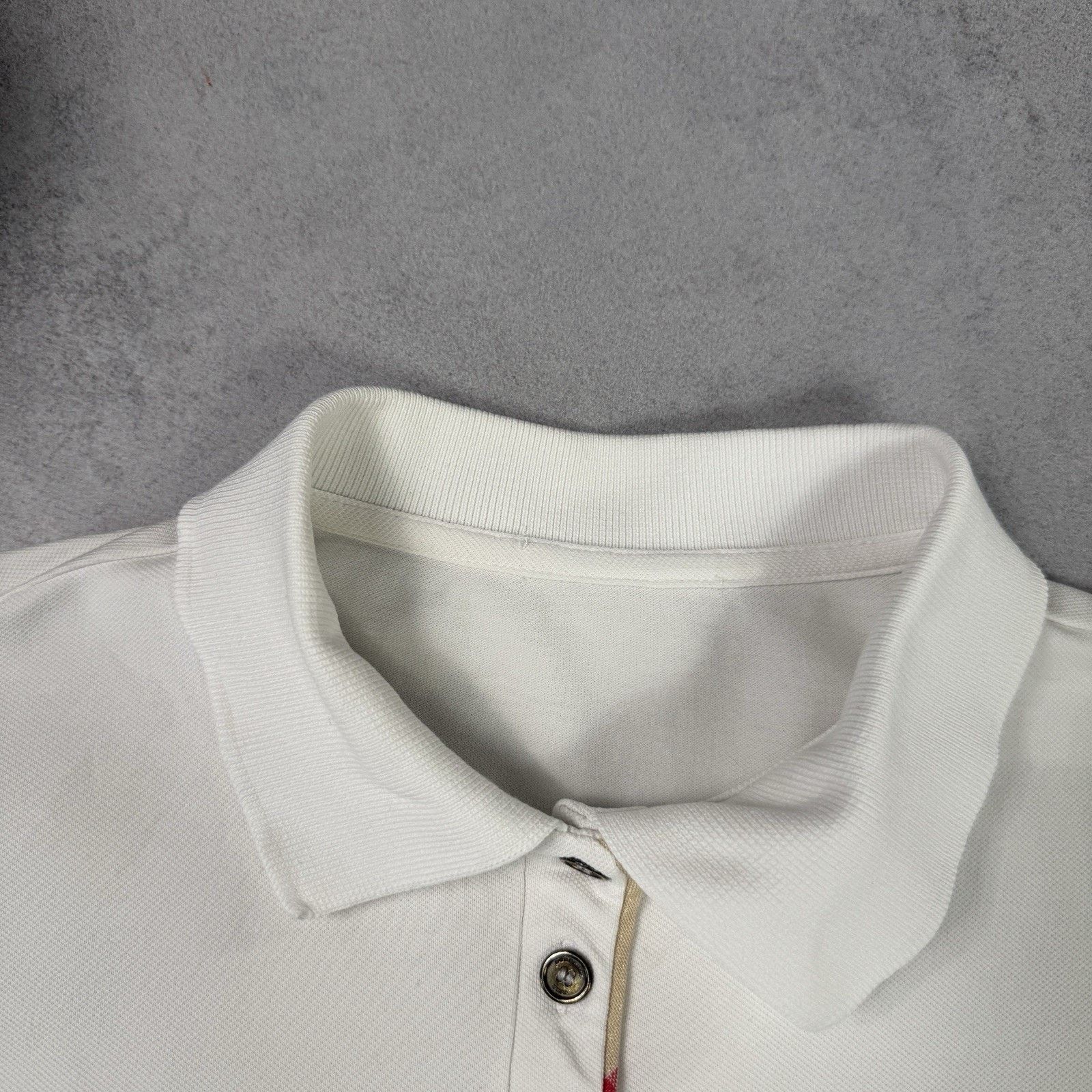 Burberry Burberry Women Polo T Shirt Size S White Size S / US 4 / IT 40 - 4 Thumbnail
