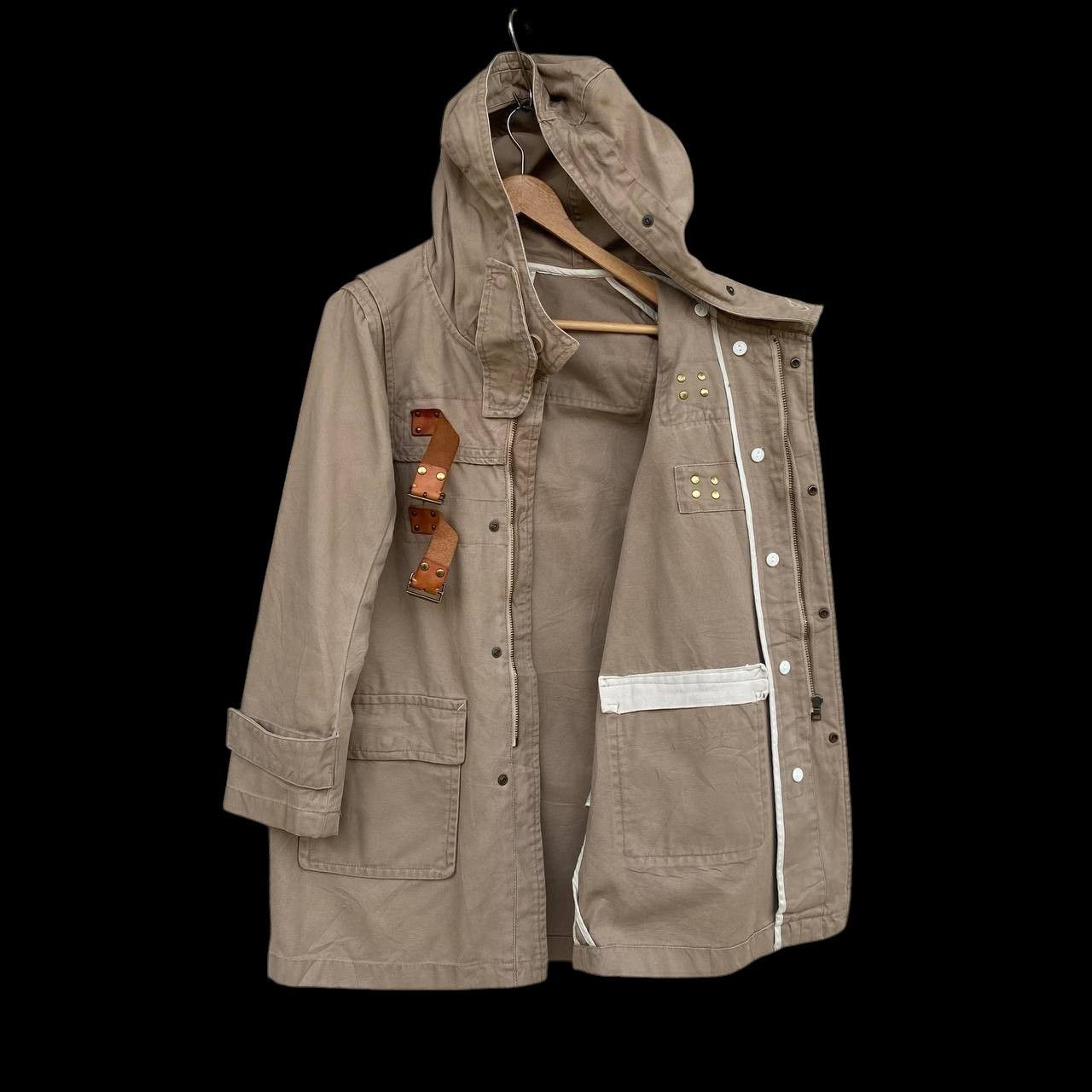 Japanese Brand Rare RNA Inc. Japan Archival Buckle Parka Hooded Duck Canvas Size US M / EU 48-50 / 2 - 3 Thumbnail
