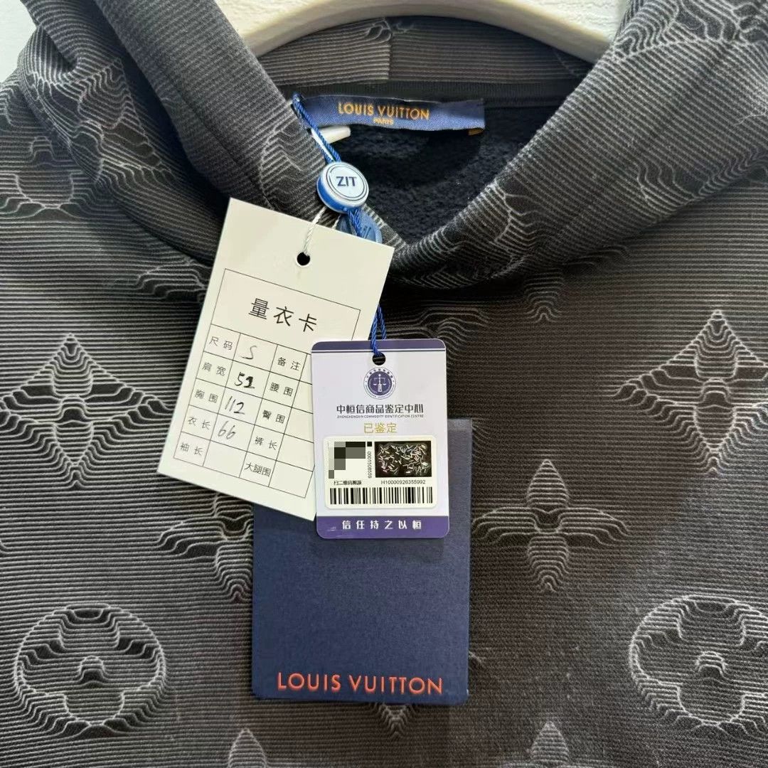 Louis Vuitton Louis Vuitton 2054 Heat-Sensitive All-Over Logo Hoodie Size US S / EU 44-46 / 1 - 3 Thumbnail