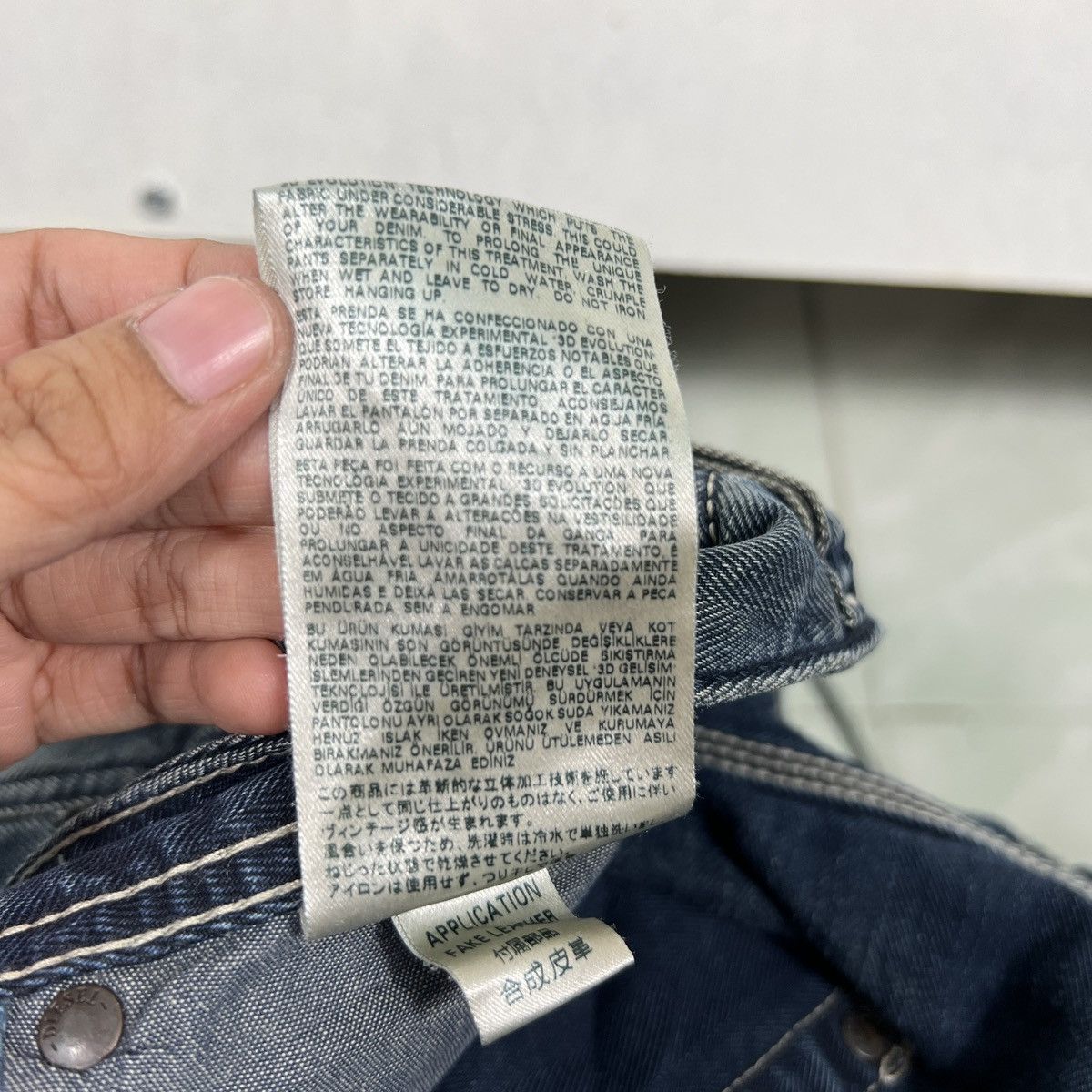 Diesel 🔥 DIESEL DYED WASH KROOLEY REGULAR SLIM CARROT Size US 30 / EU 46 - 24 Thumbnail