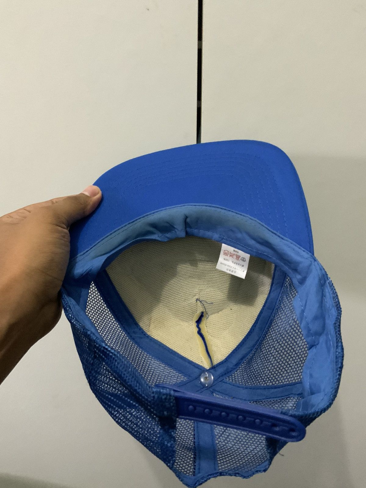 Japanese Brand Sakai Indigo Japan Trucker Hat Size ONE SIZE - 8 Thumbnail