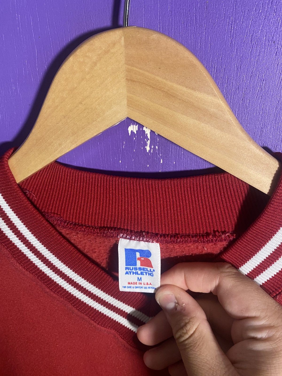 Vintage Vintage 80s Russell athletic Oklahoma Sooners sweatshirt Size US M / EU 48-50 / 2 - 4 Thumbnail