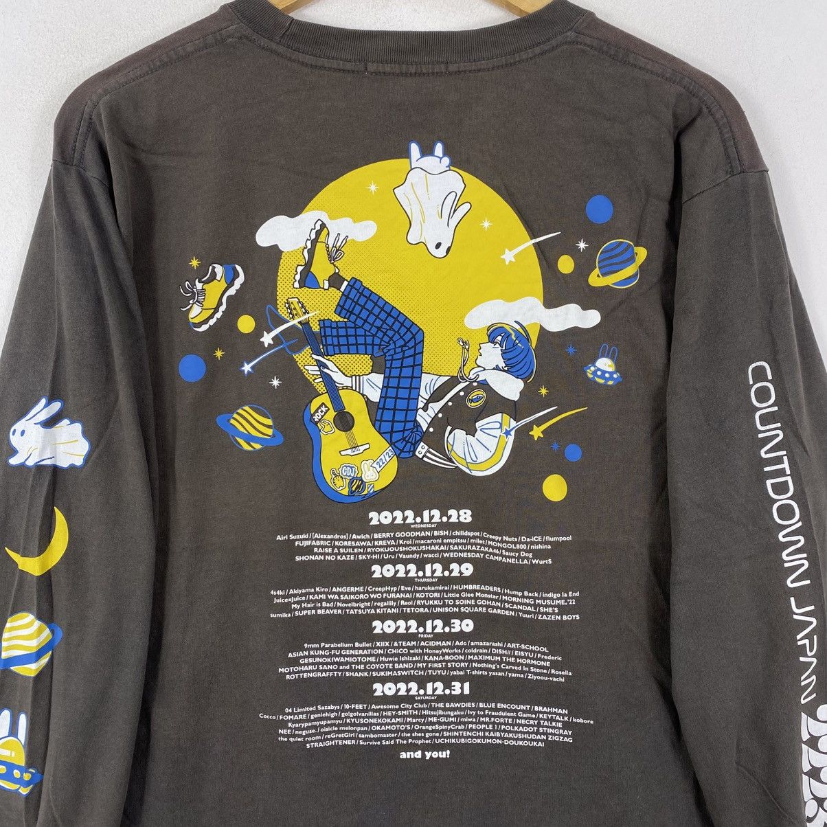 Band Tees Rockin’on Countdown Japan 22/23 Long Sleeve Tour Tee L Size US L / EU 52-54 / 3 - 5 Thumbnail