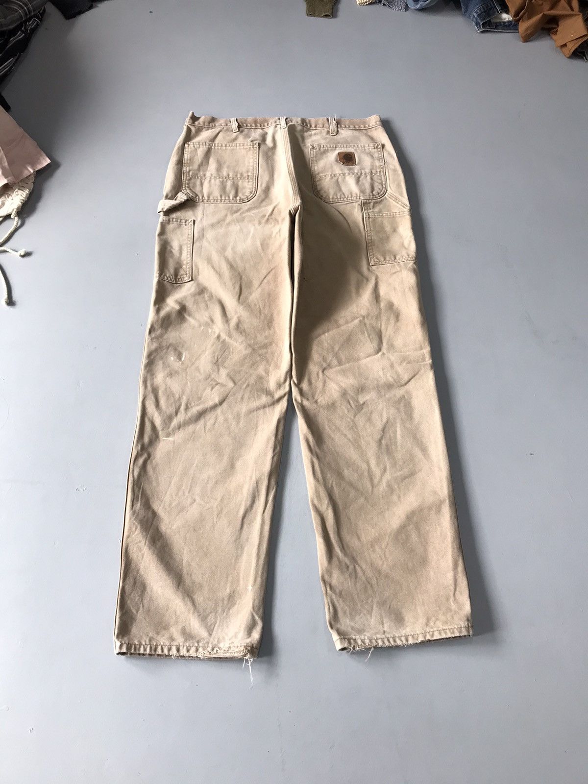 Carhartt Vintage Carhartt B11 BRN carpenter workwear denim Size US 40 / EU 56 - 2 Thumbnail