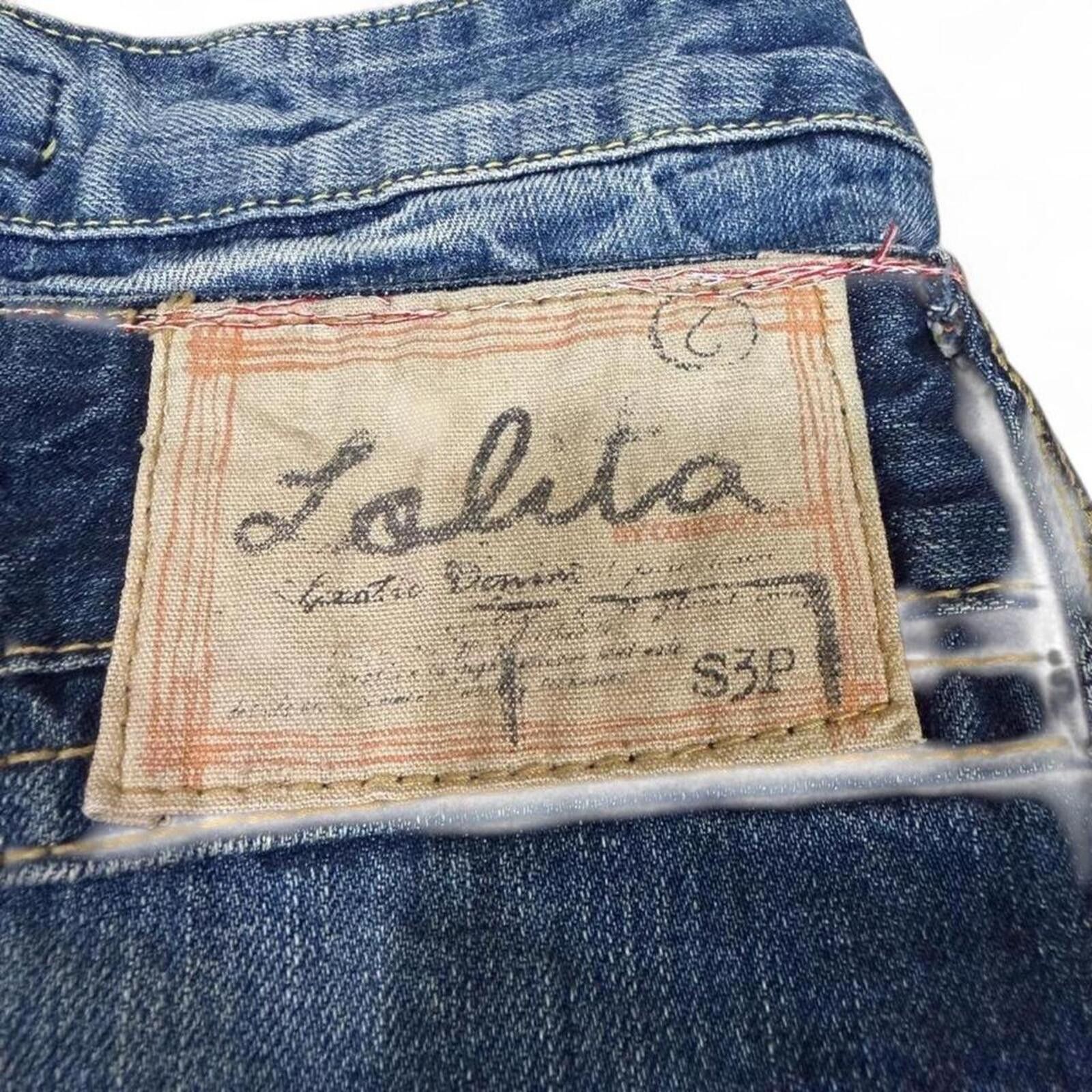 VINTAGE LOLITA DOUBLE WAIST REWORKED FLARED BOOTCUT DENIM