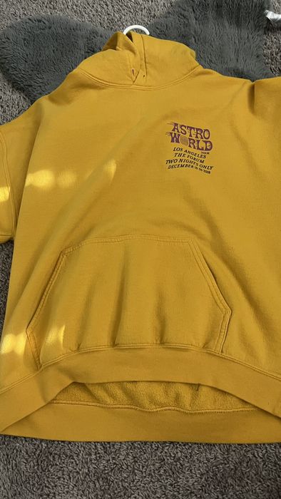 Astroworld hoodie cheap yellow