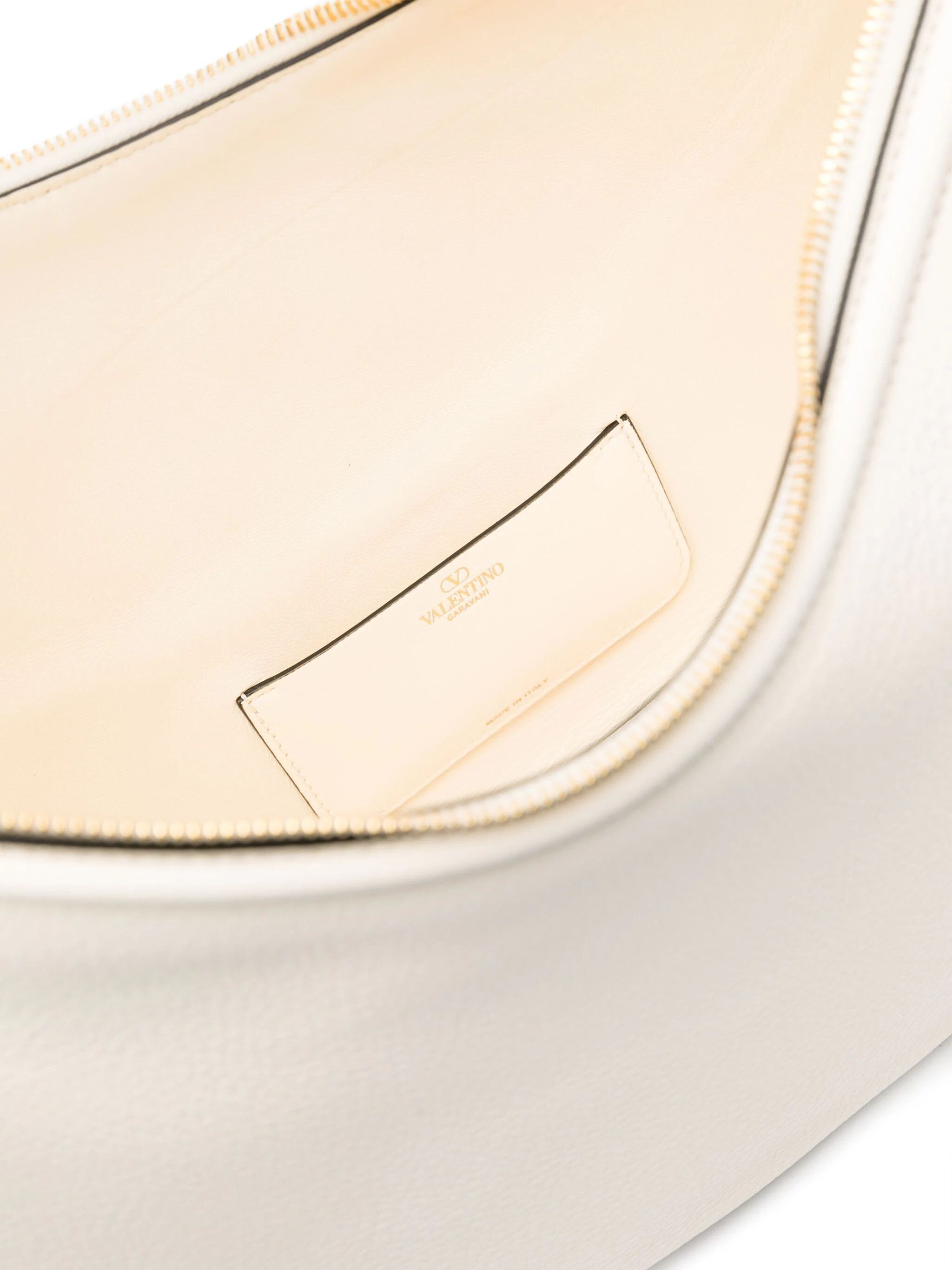 Valentino o1s22i1n0924 Size: OS / Medium Vlogo Moon Hobo Bag in White Size ONE SIZE - 5 Thumbnail