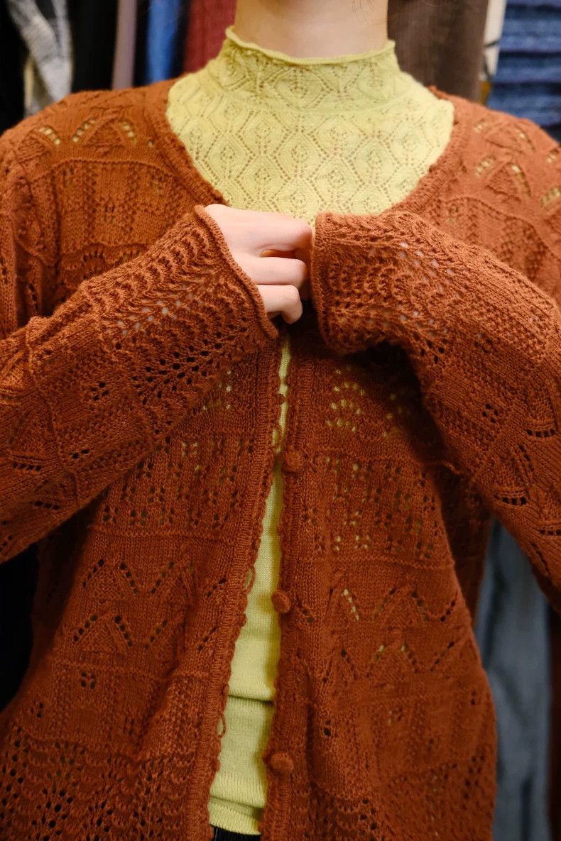 Kenzo KENZO Branch openwork knit sweater Size XS / US 0-2 / IT 36-38 - 3 Thumbnail