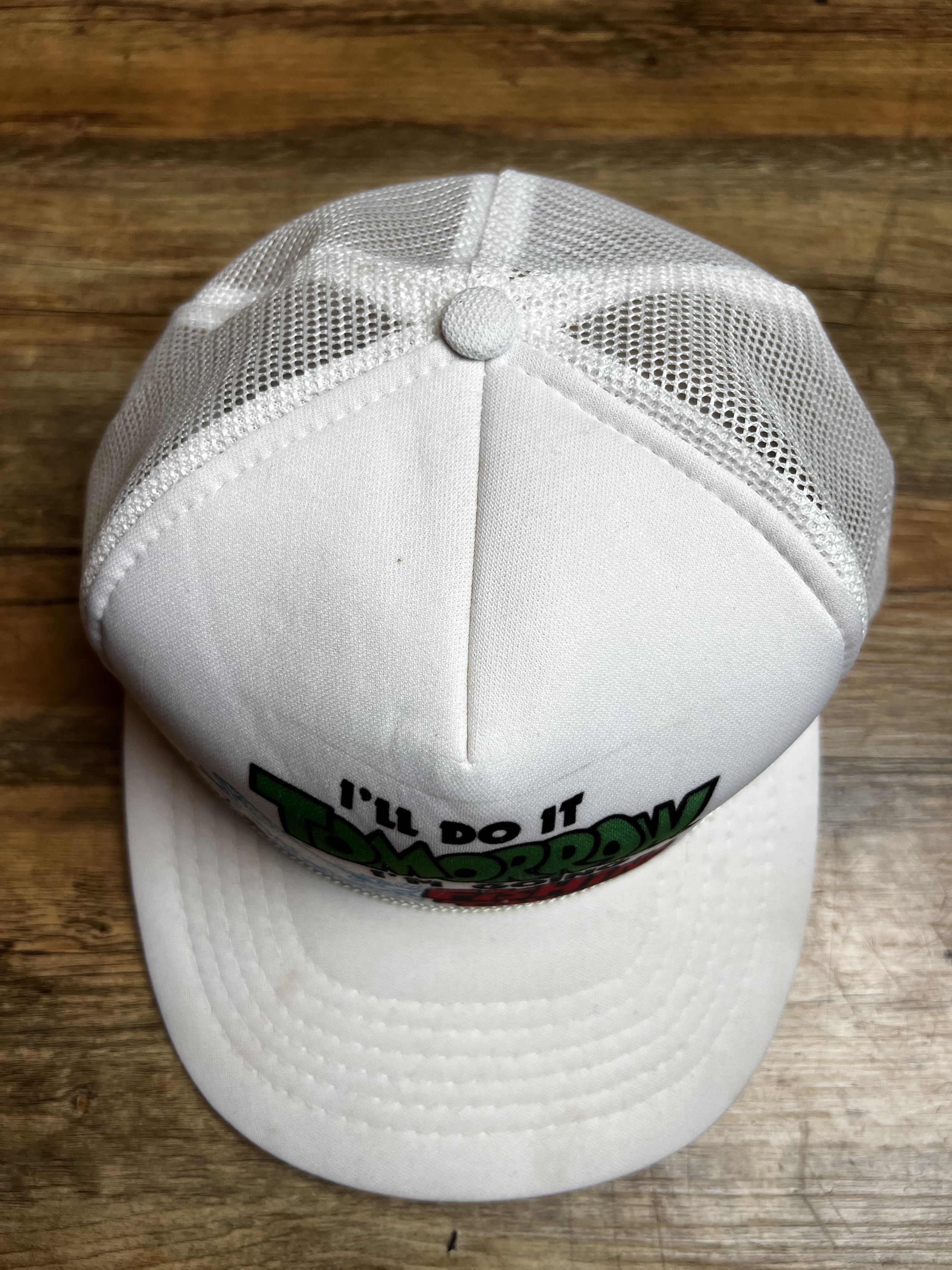 Vintage Vintage 1980's "...Going Fishing" Novelty Humor Snapback Cap Size ONE SIZE - 5 Thumbnail