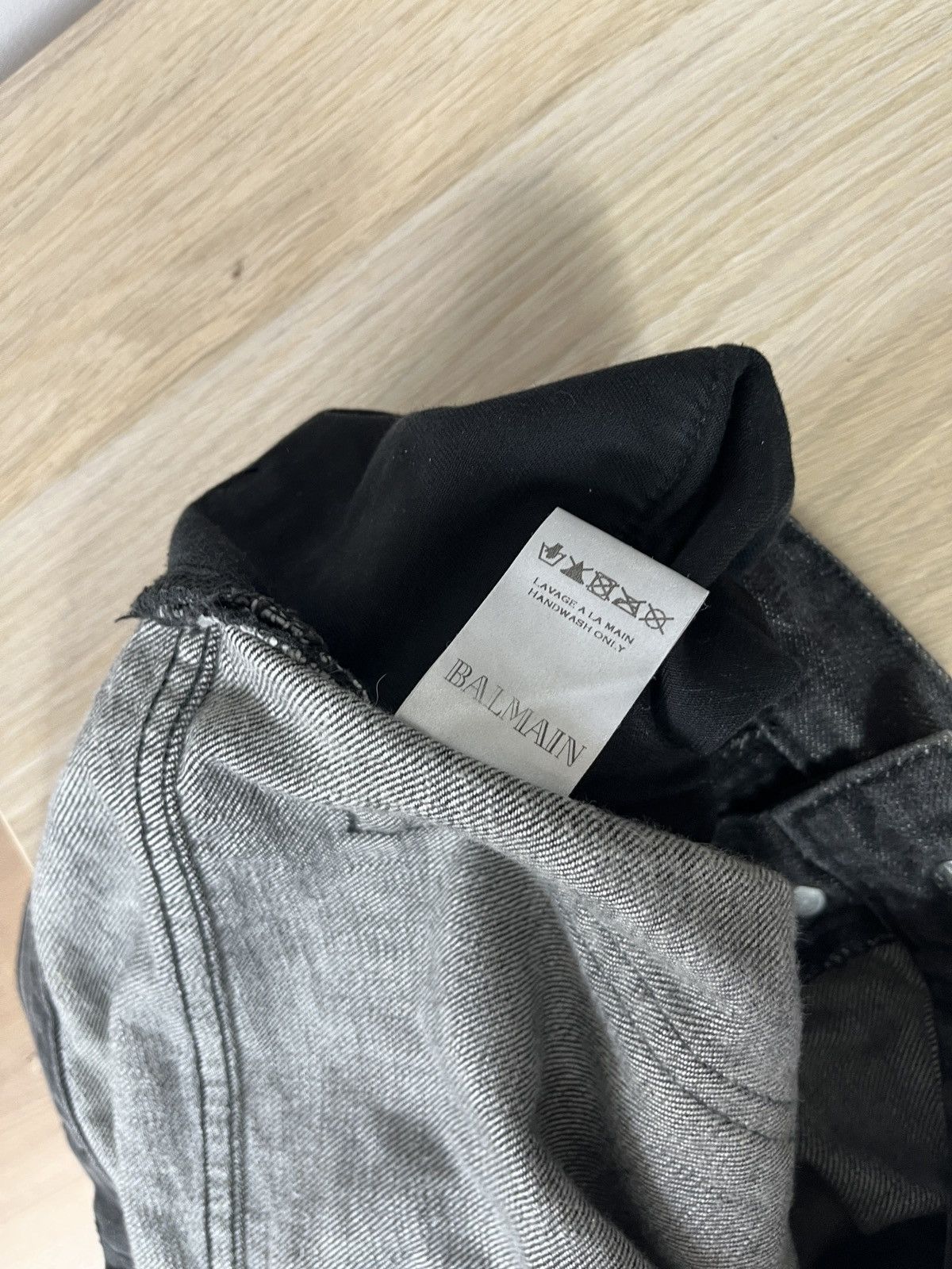Balmain Balmain Decarnin era grey Wash Jeans Size US 31 - 5 Thumbnail