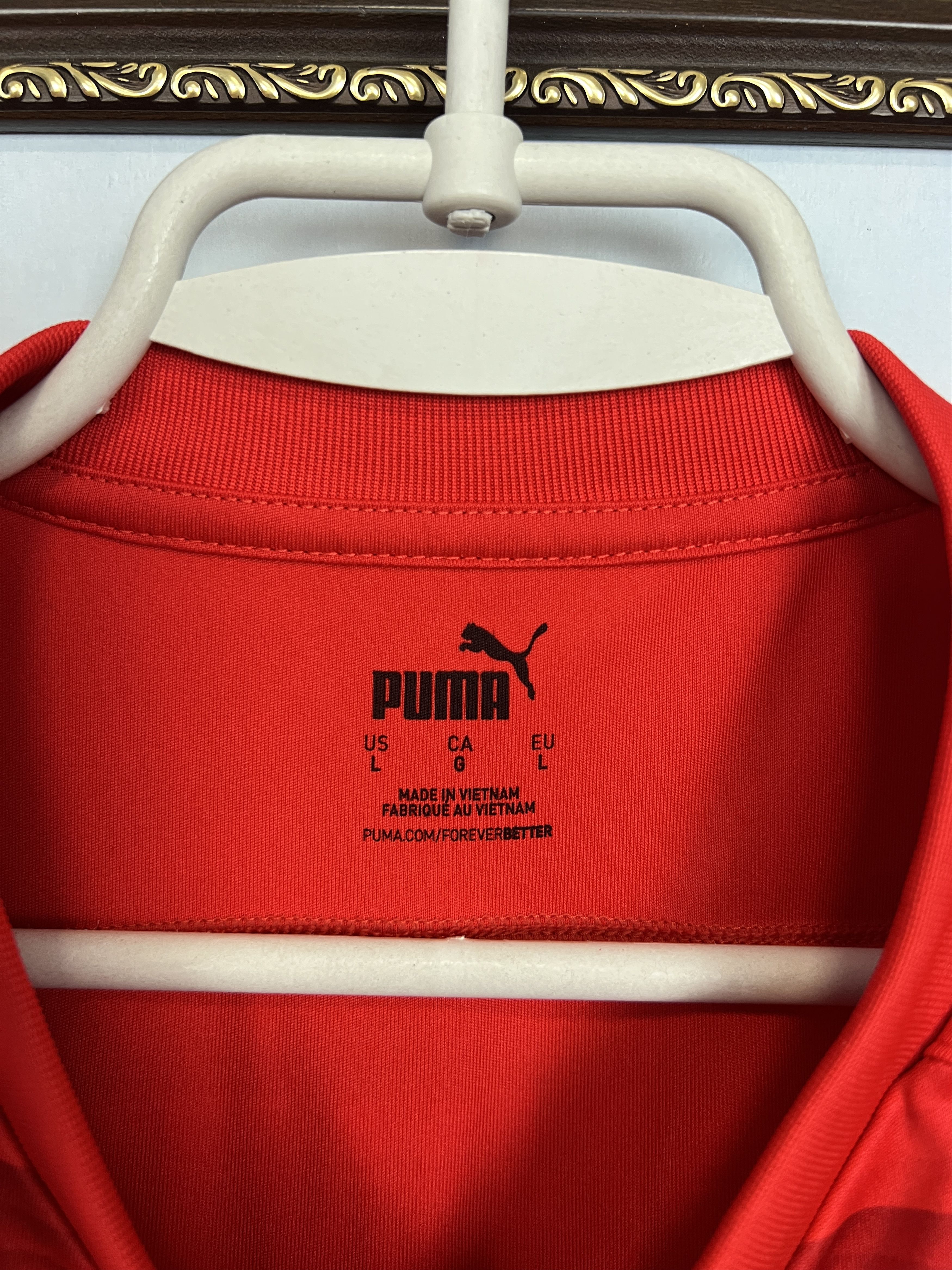 Puma FSV Vohwinkel Shirt Match Worn Baudenbacher Puma Tee Size US L / EU 52-54 / 3 - 7 Thumbnail