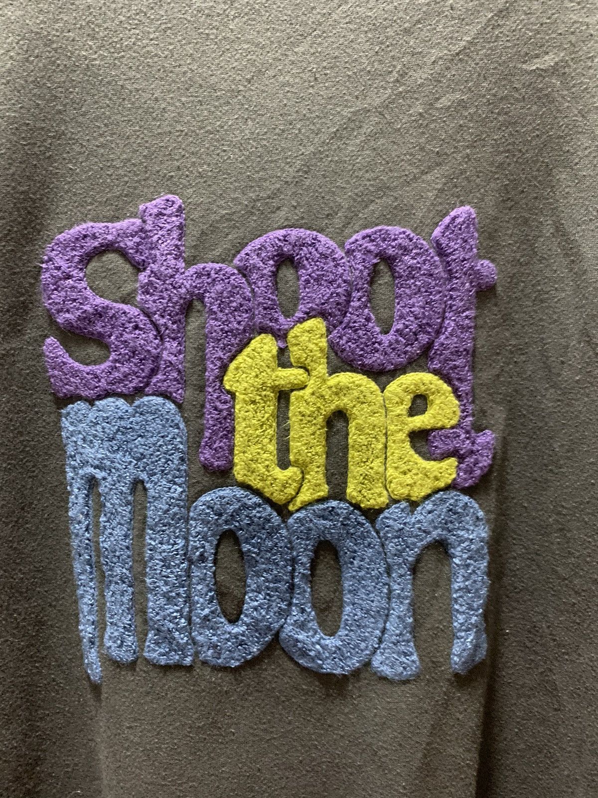 Japanese Brand Japanese Brand Gleam Shoot The Moon Boxy Faded Sweatshirt Size US XL / EU 56 / 4 - 9 Thumbnail