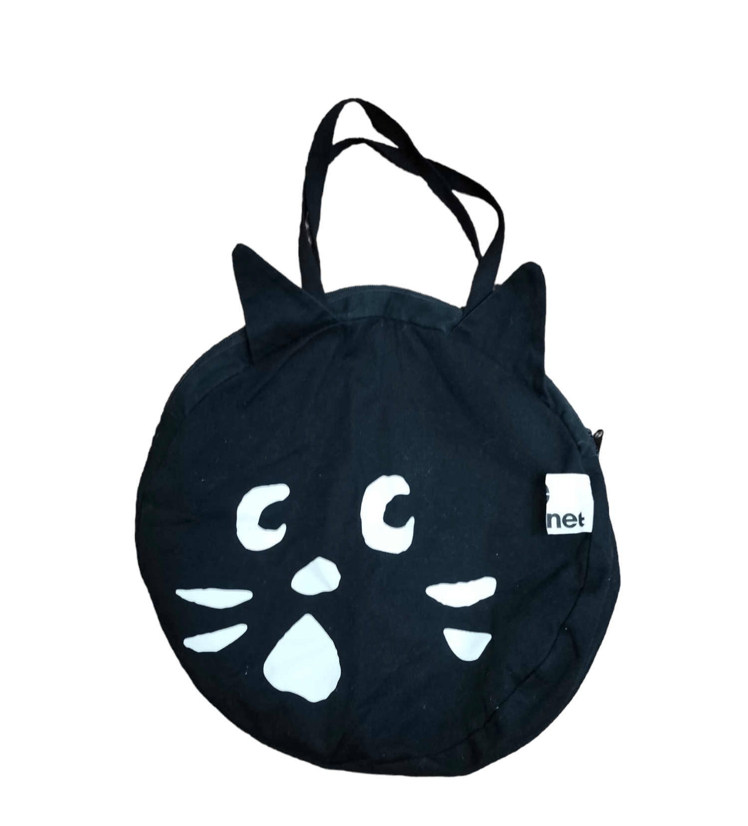image of Issey Miyake x Ne Net Ne-Net Circle Tote Bag in Black, Men's