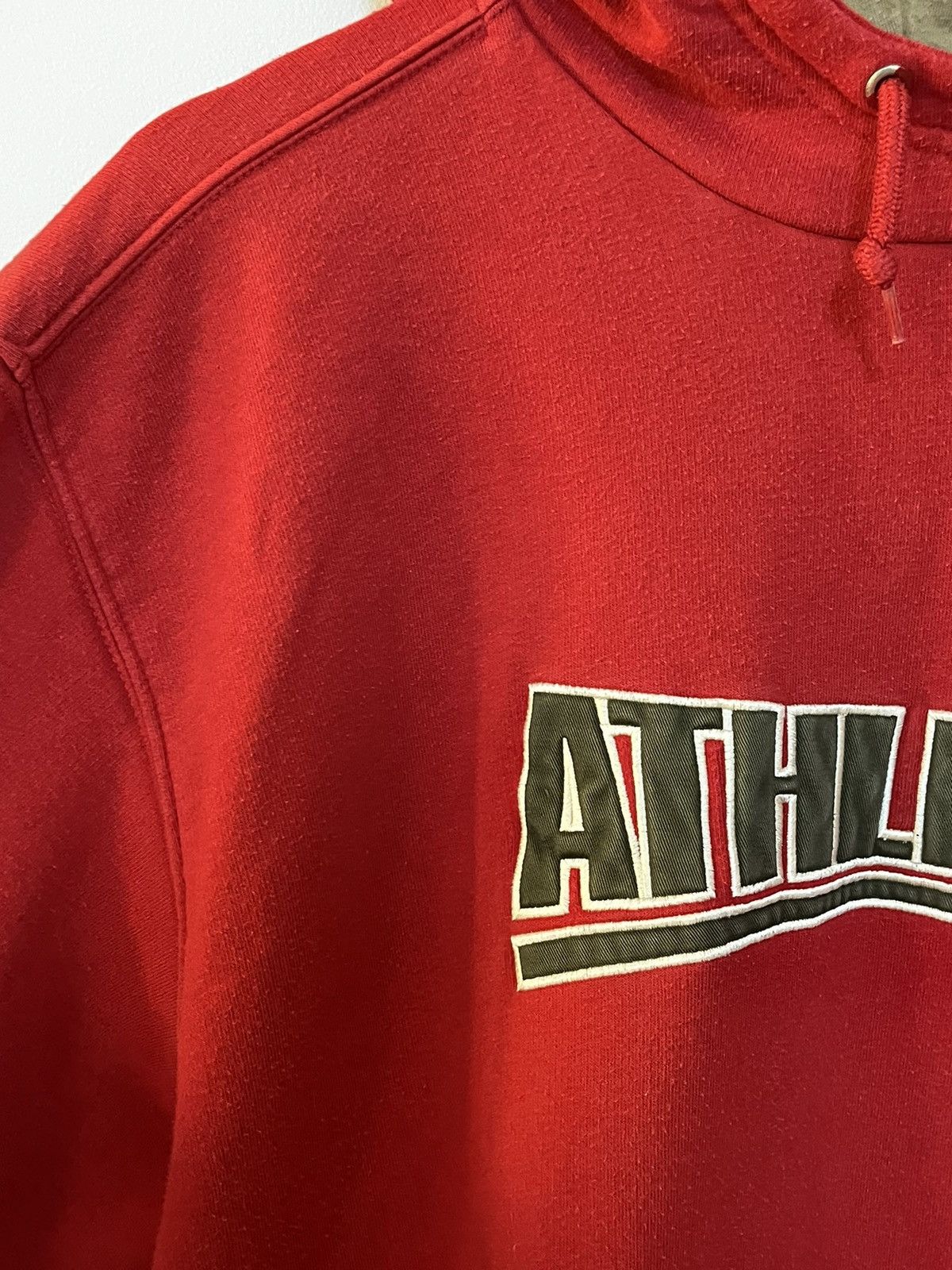 Japanese Brand × Nike Nike hoodie distressed 00s red Size US L / EU 52-54 / 3 - 11 Thumbnail