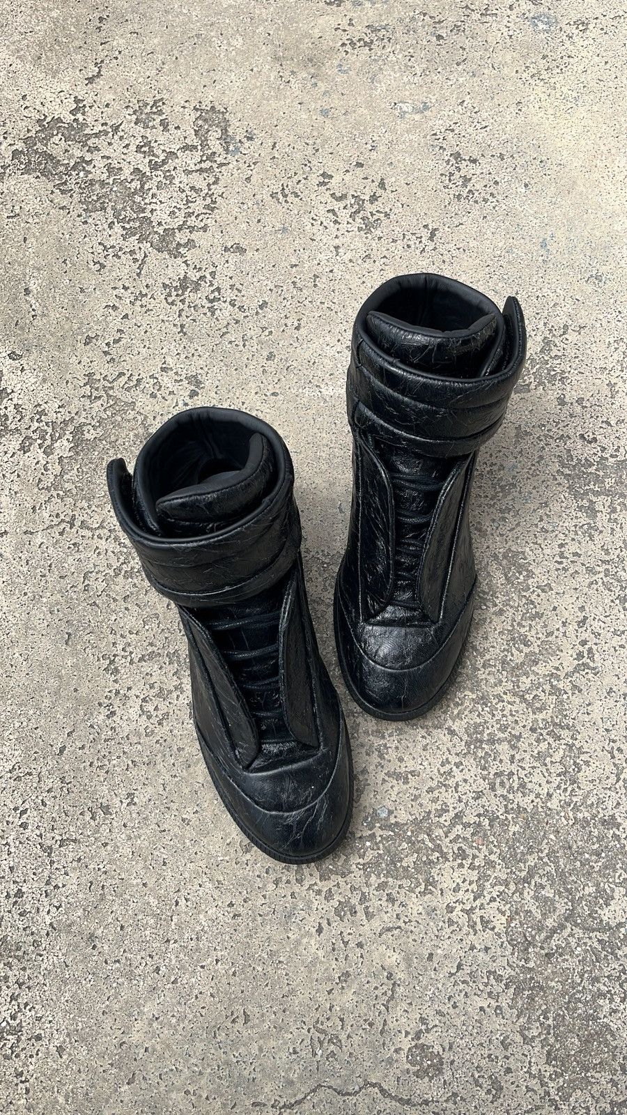 Maison Margiela Maison Margiela Future Blistered Black Leather Size US 7.5 / EU 40-41 - 4 Thumbnail
