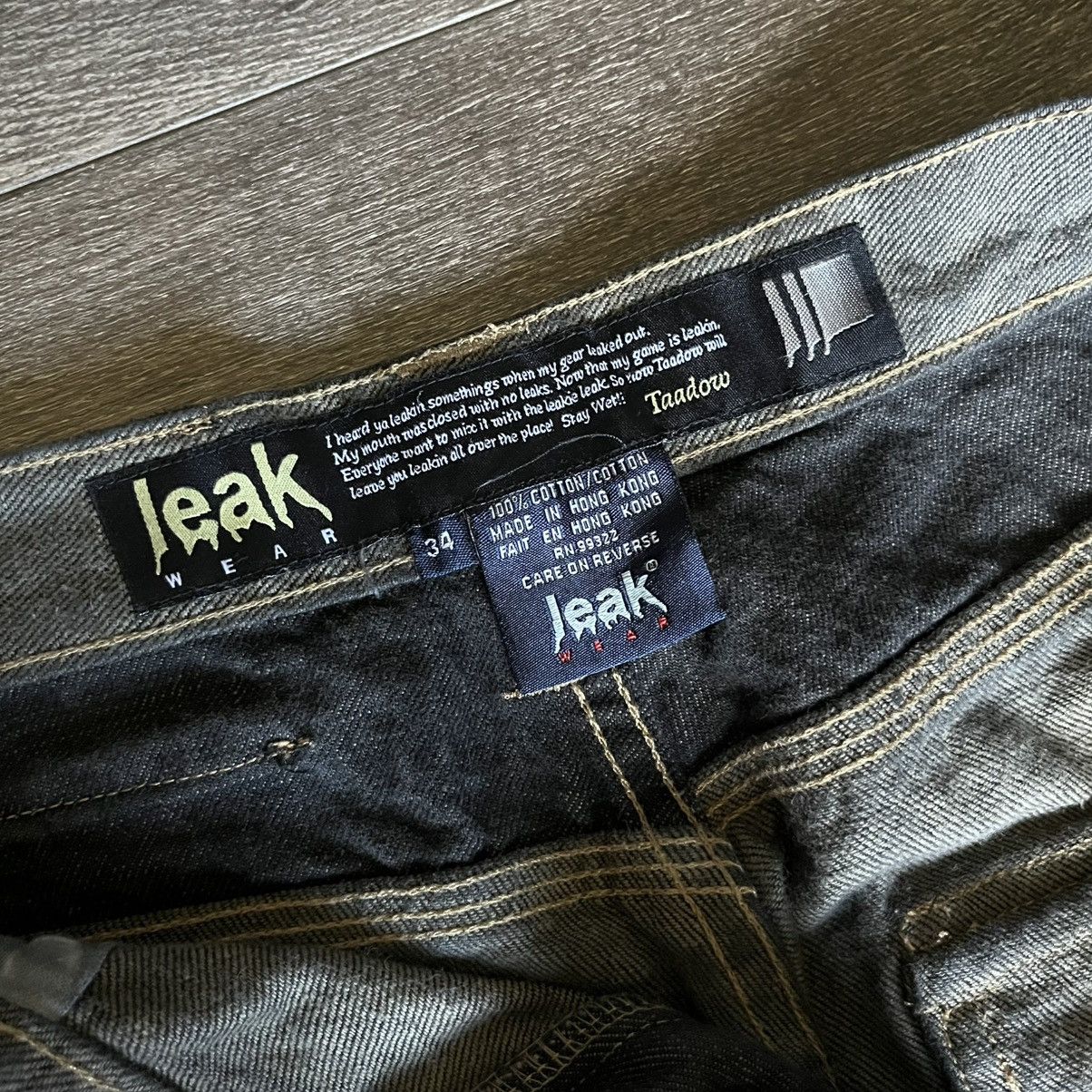 Vintage Vintage 2000s Y2K Leak Wear Baggy Skater Denim Jeans 34x32 Size US 34 / EU 50 - 10 Thumbnail