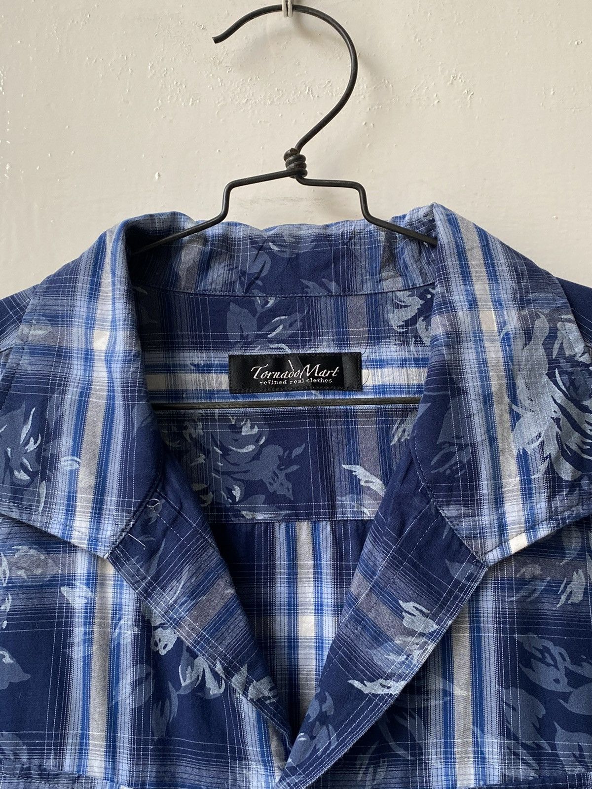 Tornado Mart TORNADO MART Flower Tartan Motive Shirt Size US S / EU 44-46 / 1 - 15 Thumbnail