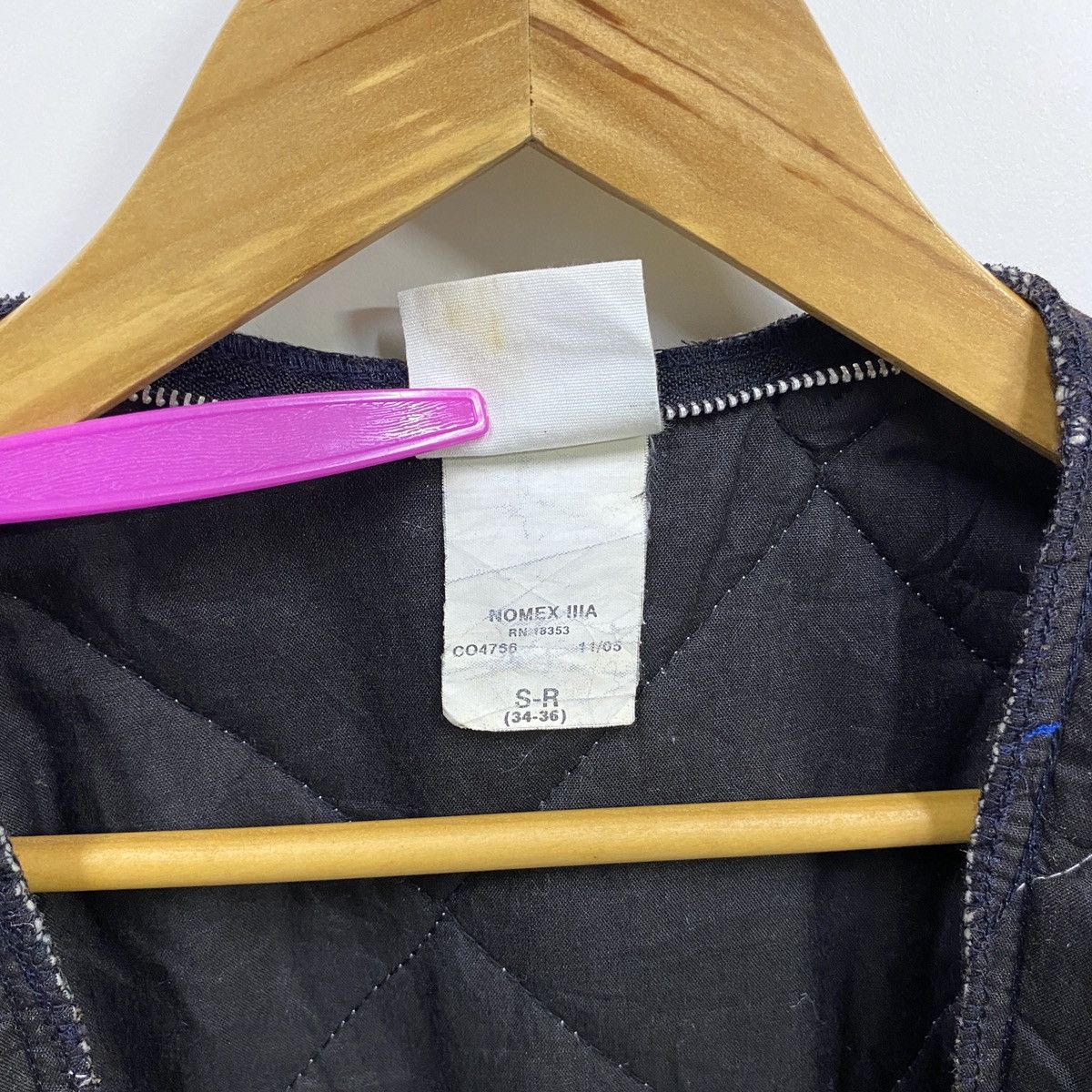 Vintage Vintage Topps FR Nomex IIIA Liner Bomber Black Small Size US S / EU 44-46 / 1 - 5 Thumbnail