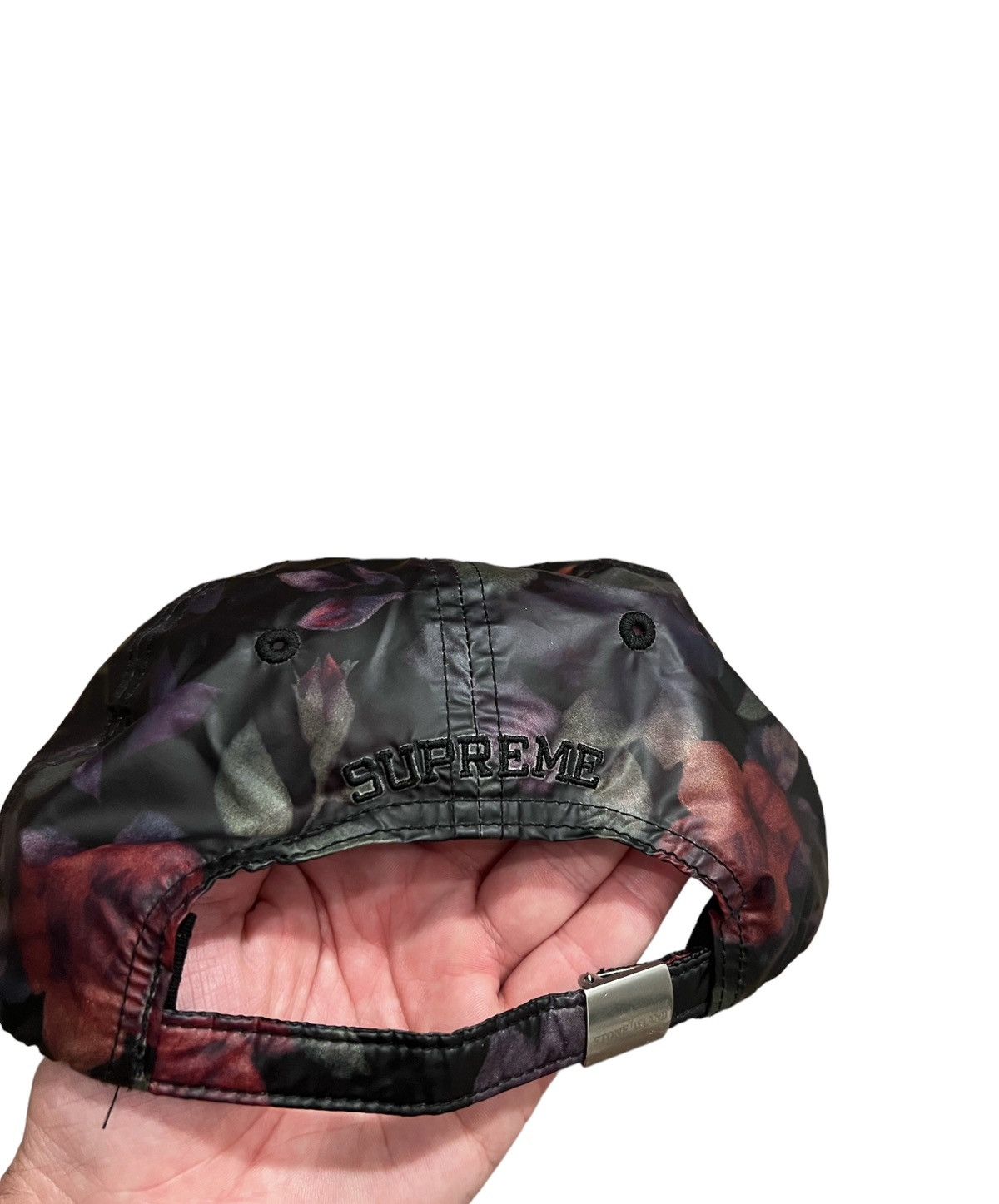 Stone Island × Supreme 🔥 Stone Island x Supreme Floral Cap/Stone Island Supreme Hat Size ONE SIZE - 9 Thumbnail