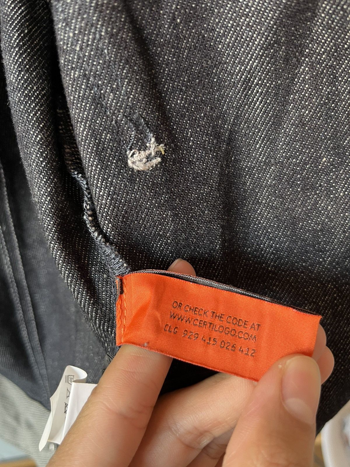 Designer × Heron Preston Heron Preston Raw Denim Trucker Jacket Size US L / EU 52-54 / 3 - 9 Thumbnail