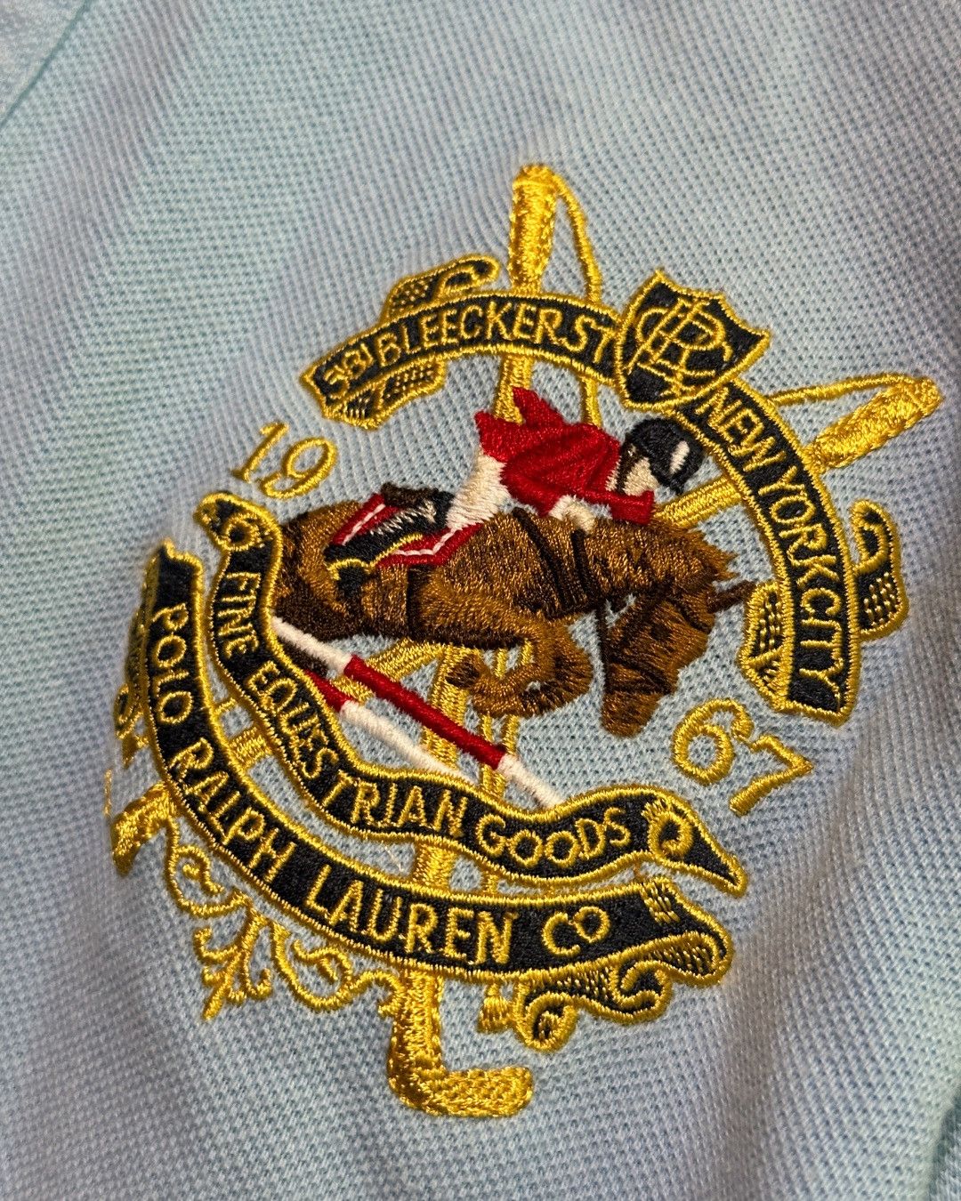 Polo Ralph Lauren 1990s Numbered Polo Shirt Chief Keef Size US L / EU 52-54 / 3 - 4 Thumbnail