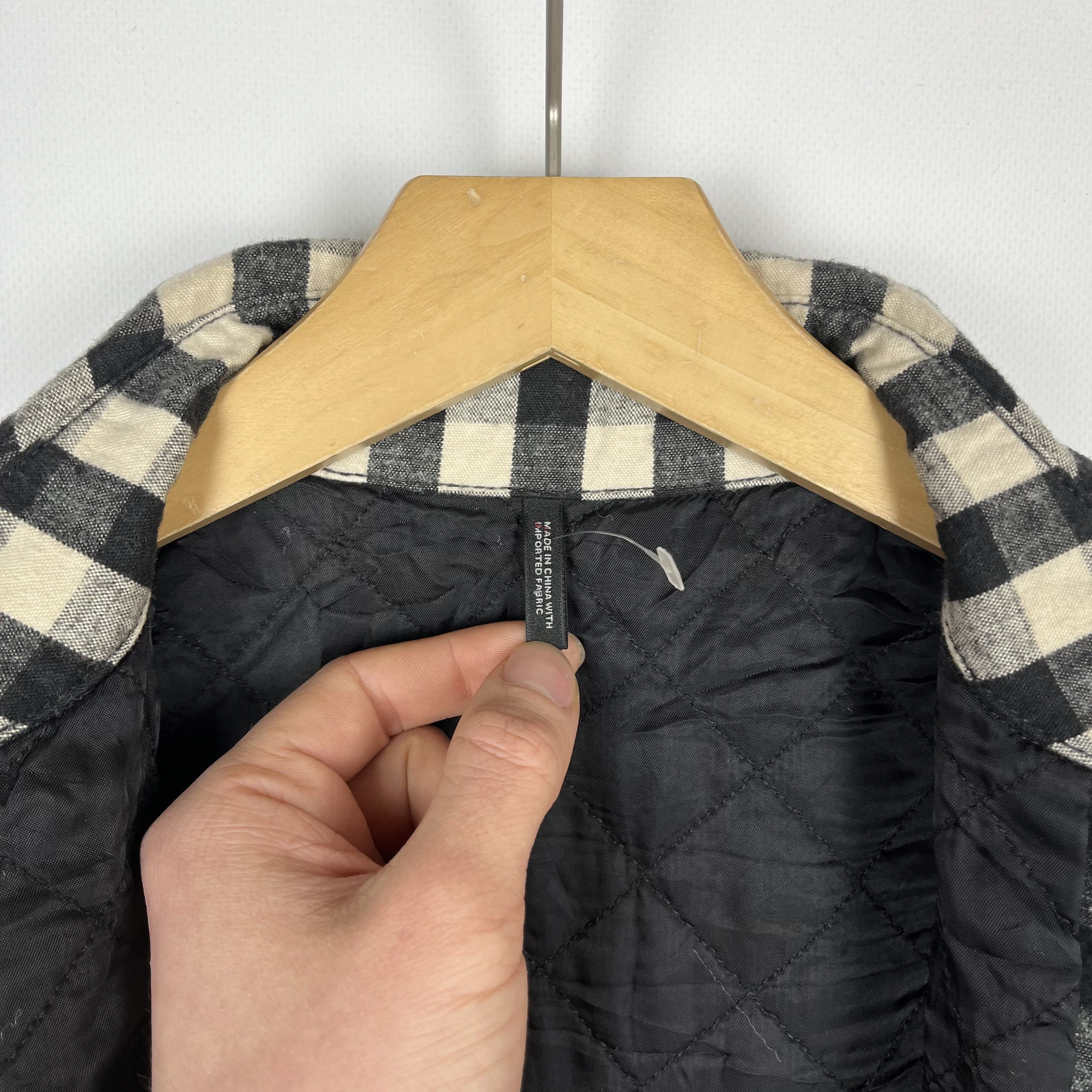 Helmut Lang Helmut Lang Oversized Gingham Flannel Overshirt Jacket Size XS / US 0-2 / IT 36-38 - 13 Thumbnail
