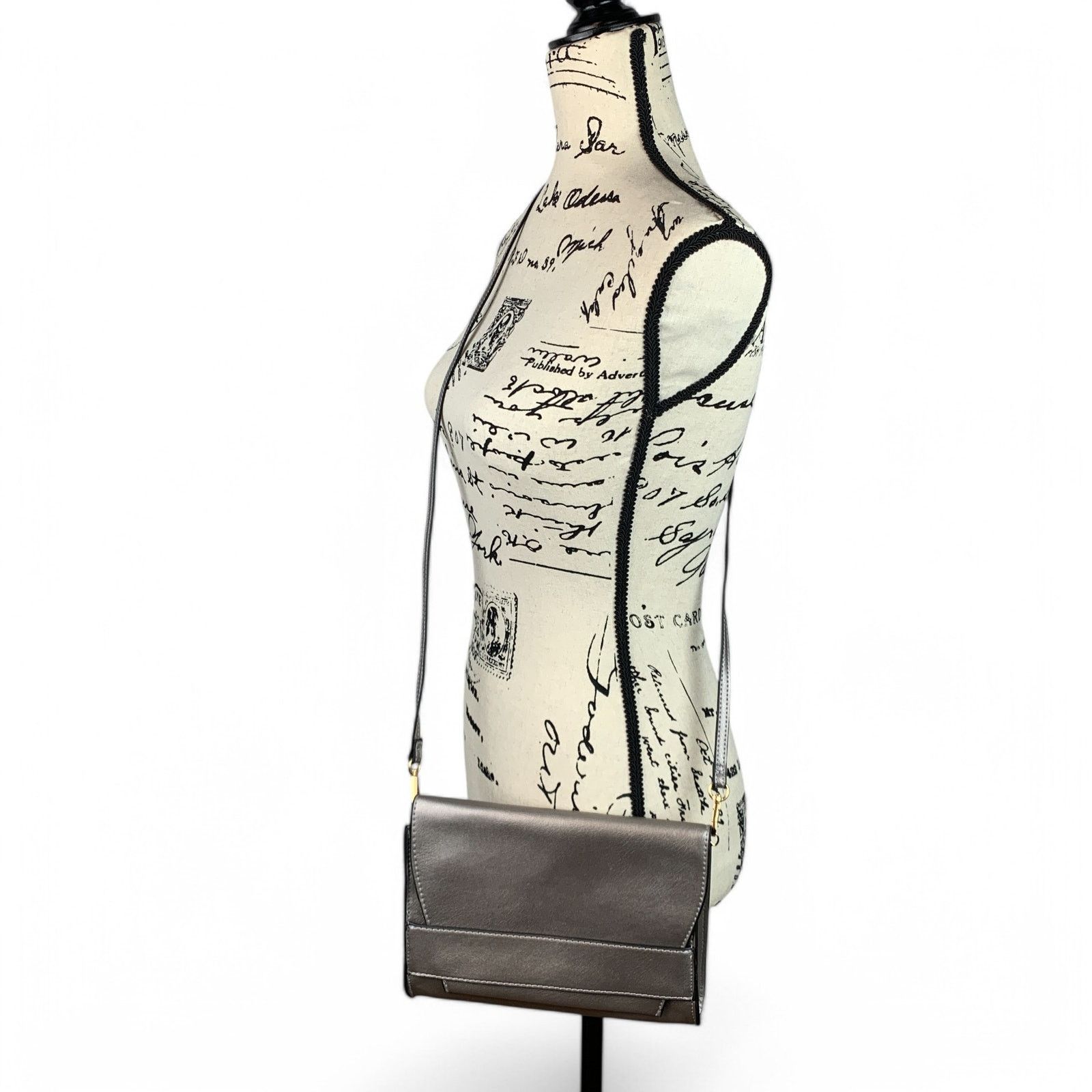 Other Summer and Rose Celine Purse Crossbody Steel Metallic Clutch Size ONE SIZE - 9 Thumbnail