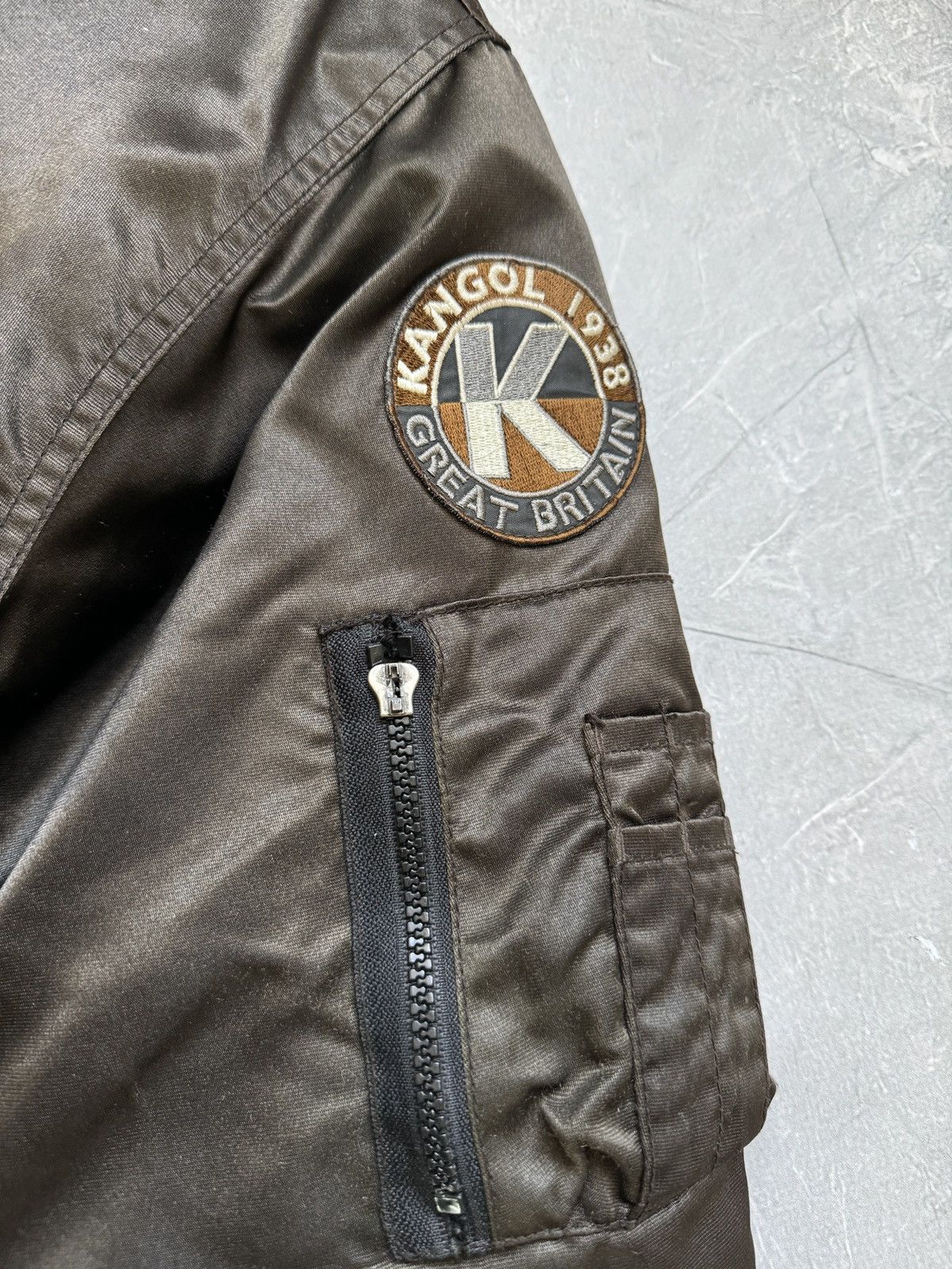 Kangol Vintage Kangol MA-1 Bomber Jacket Cropped Oversized Rare Size US M / EU 48-50 / 2 - 8 Thumbnail