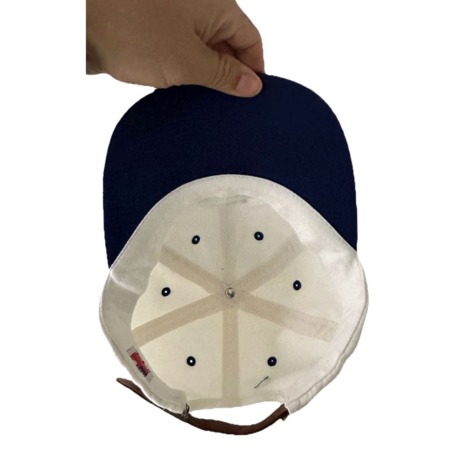 Golf Wang Golf Wang White G Logo Leather Strap back Hat Cap USA Made in Tyler The Creator Size ONE SIZE - 7 Thumbnail