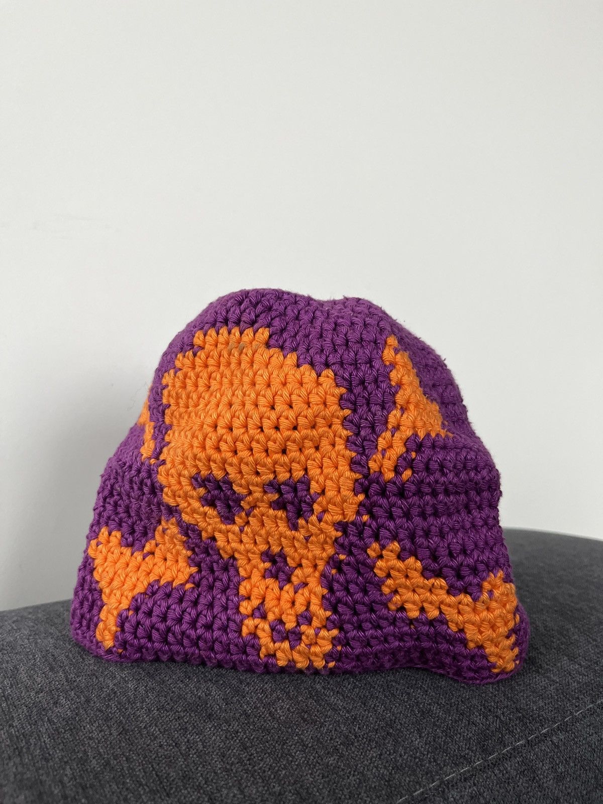 Handmade ☠️ y2k Crochet Knitted Skull Hat Oakley Stussy Style Size ONE SIZE - 1 Thumbnail