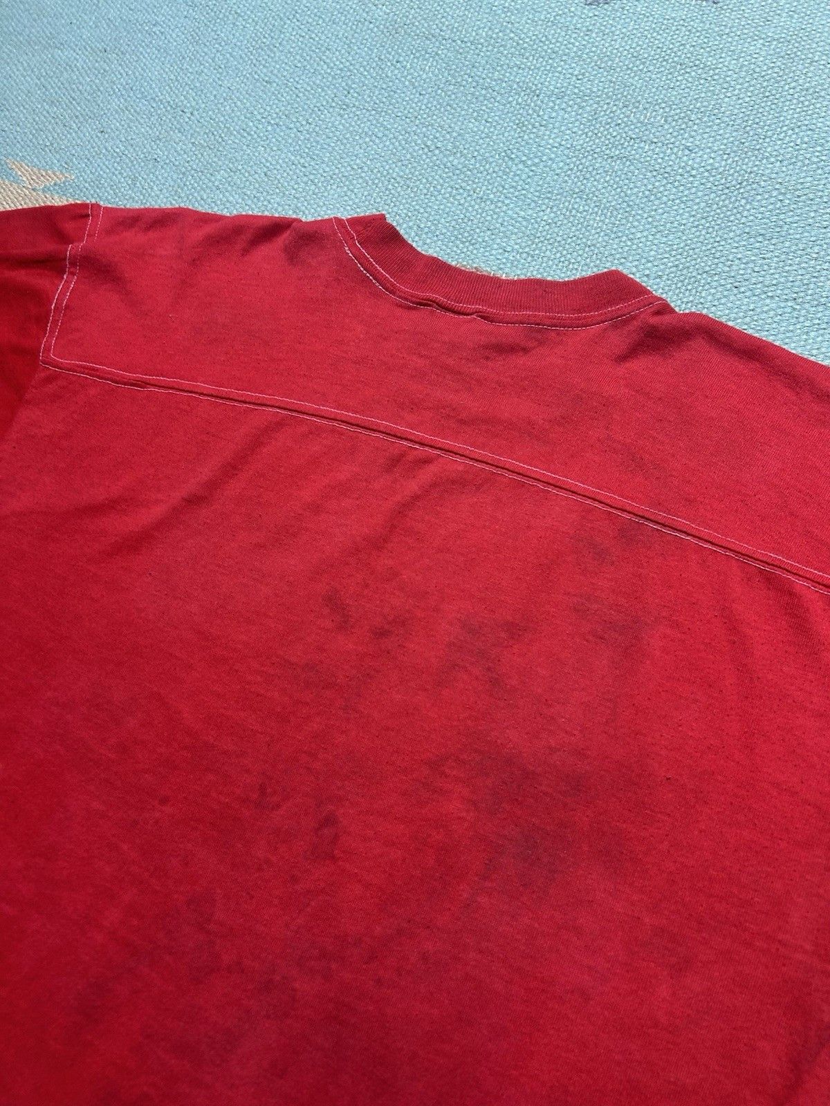 Vintage Vtg 80s t shirt Indiana university jersey Russell adul large Size US L / EU 52-54 / 3 - 8 Thumbnail