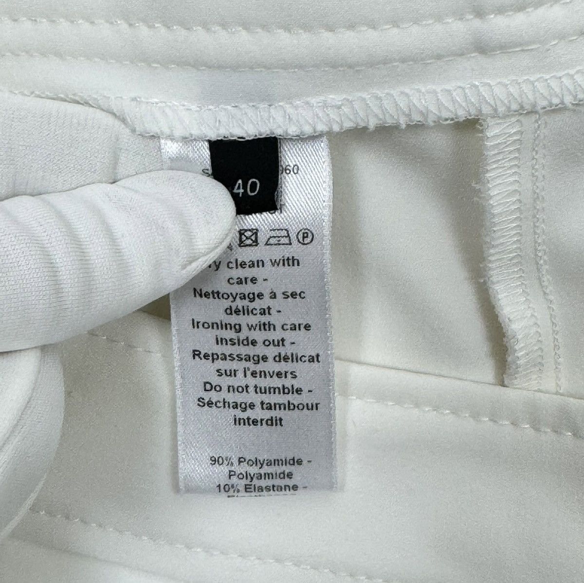 Joseph Joseph White Biker Pants Polyamide size 40 Size 27" / US 4 / IT 40 - 10 Thumbnail