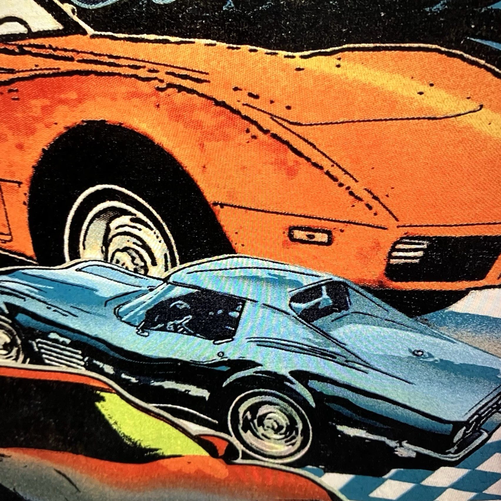 Etro VINTAGE Chevy Corvette T Shirt Men Adult XL White Graphic Print Cars 80s Retro Size US XL / EU 56 / 4 - 6 Thumbnail