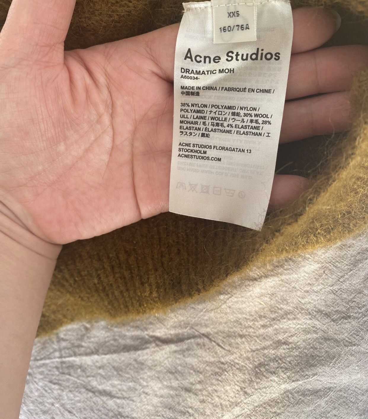 Acne Studios Acne studios Caramel mohair hoodie 2412-Nextarrow Size US XXS / EU 40 - 4 Thumbnail
