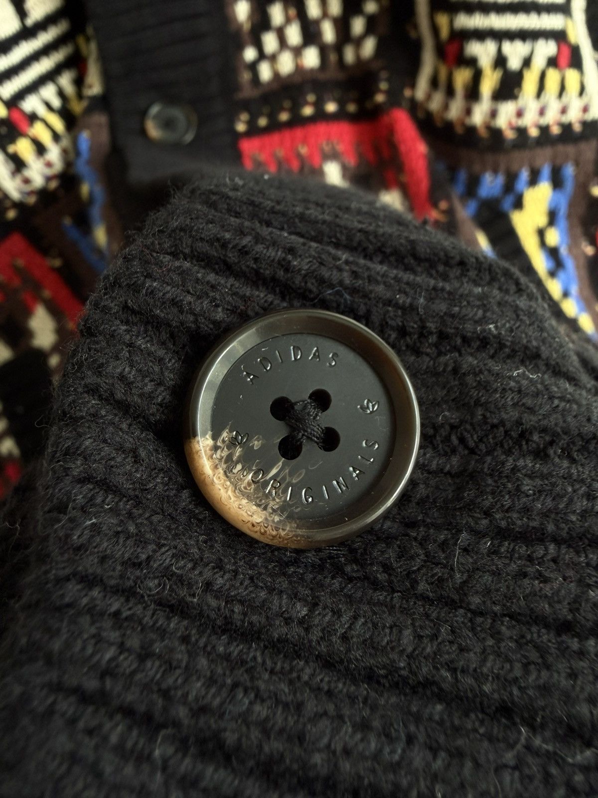Adidas Adidas Originals CNY Year Of The Horse Knit Cardigan Sweater Size US L / EU 52-54 / 3 - 4 Thumbnail