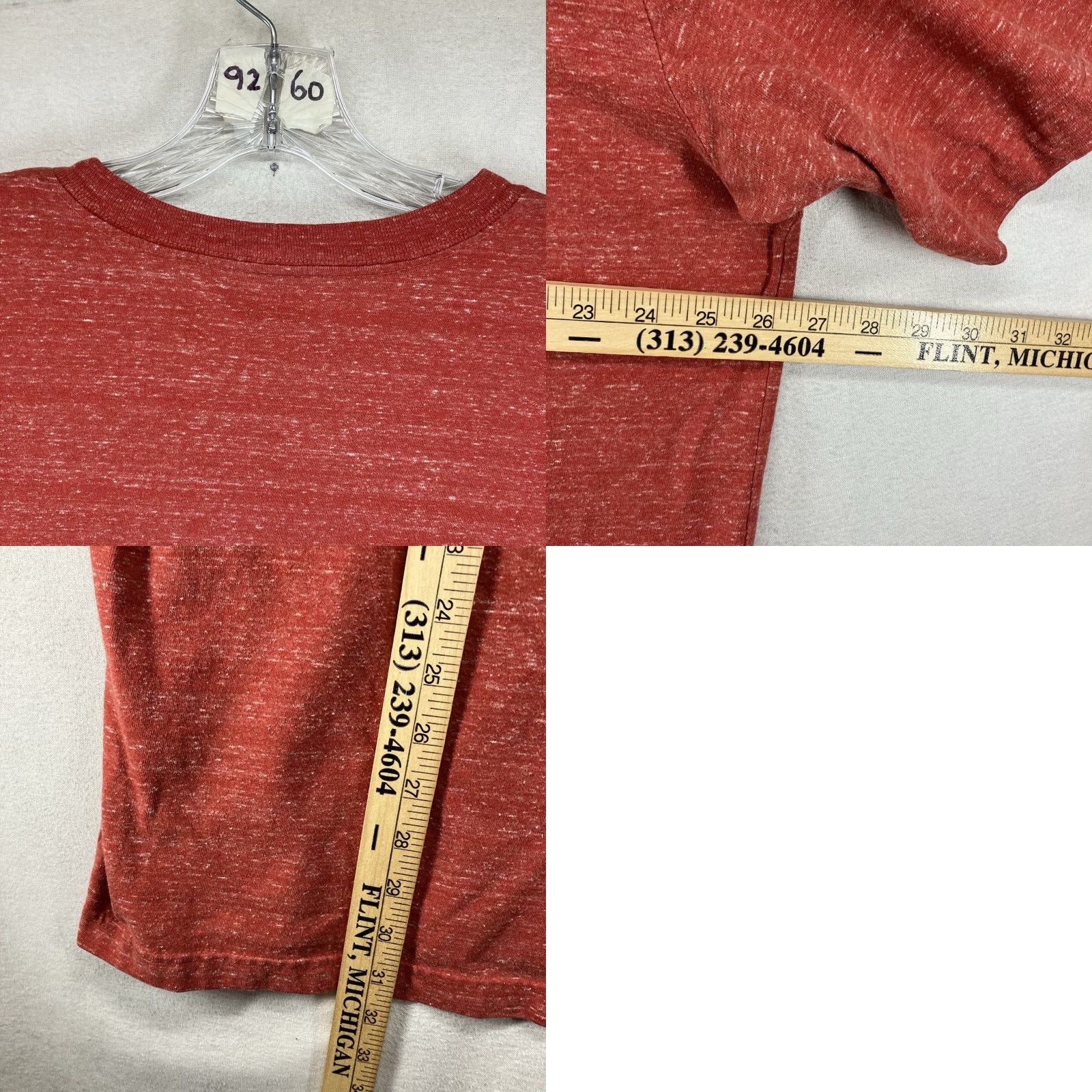 Carhartt Carhartt Shirt Mens XL Heather Red Original Fit Crewneck Short Sleeve Pocket Grunge American Mens Size US XL / EU 56 / 4 - 8 Thumbnail