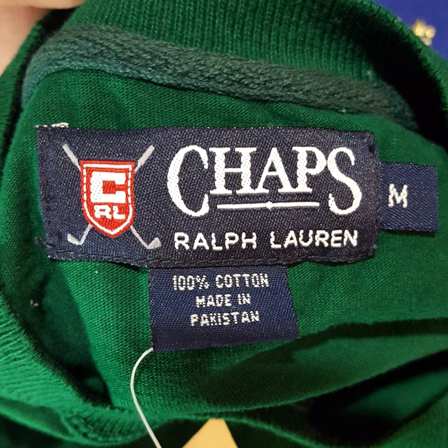 Ralph Lauren VTG Ralph Lauren Chaps Forrest Green Men's Medium Pocket Golf Sports T Shirt 90s Size US M / EU 48-50 / 2 - 7 Thumbnail