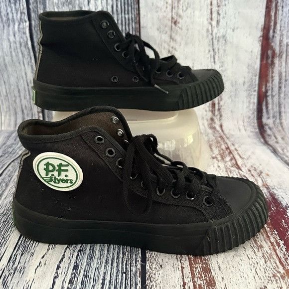 Pf Flyers P.F. Flyers 1993 Sandlot X Center Hi Black Canvas High Top S