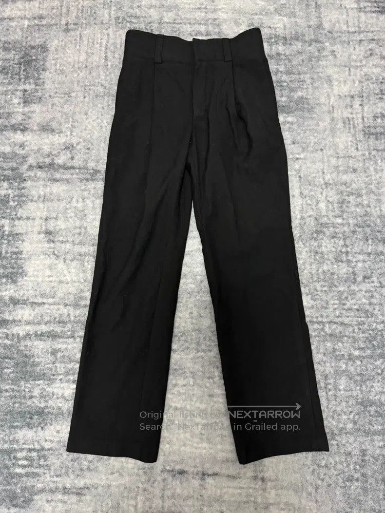 Saint Laurent Paris Saint Laurent Paris Black straight wool trousers Size US 28 / EU 44 - 1 Thumbnail