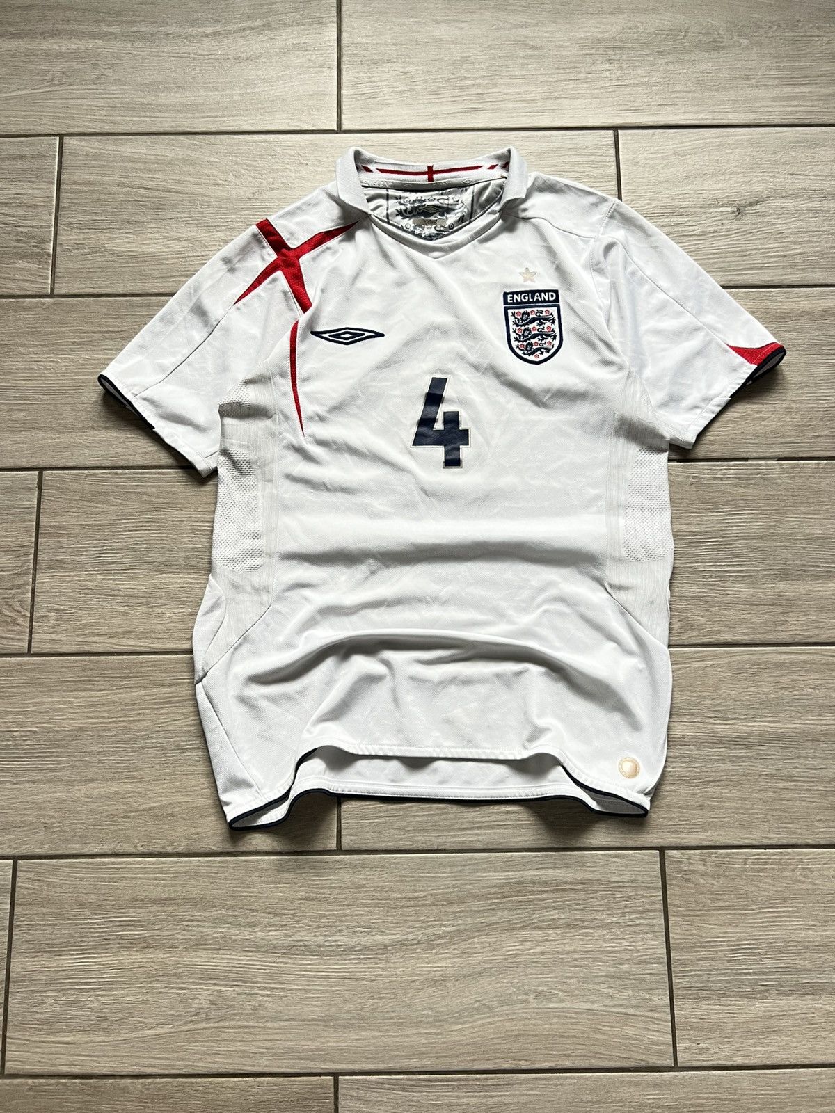 Umbro Vintage Soccer Jersey Umbro England National team 2004-2006 Size US S / EU 44-46 / 1 - 2 Thumbnail