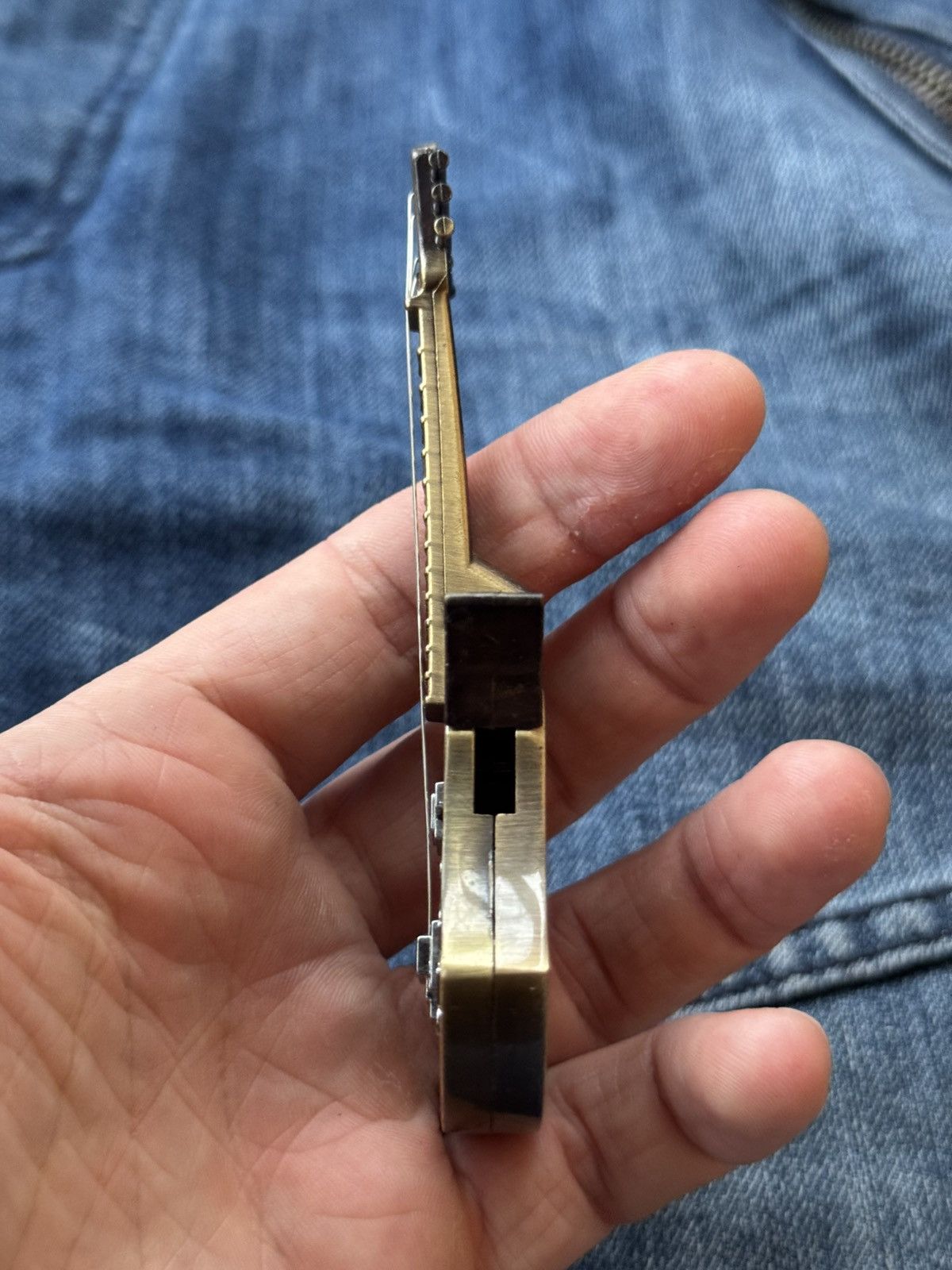 Vintage Vintage WORK LIGHTER keychain Guitar Cigar Lighter Size ONE SIZE - 4 Thumbnail