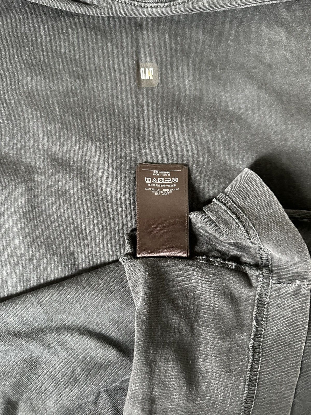 Balenciaga × Gap × Yeezy Yeezy Gap oversized tee black Size US L / EU 52-54 / 3 - 5 Thumbnail