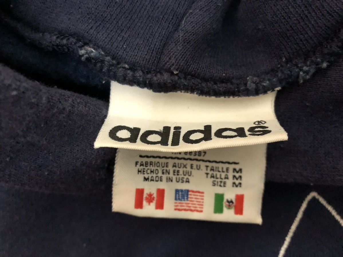 Adidas DOPE 🔥 90s EMBROIDERED OG TREFOIL BIG LOGO BAGGY HOODIE Size US M / EU 48-50 / 2 - 8 Thumbnail