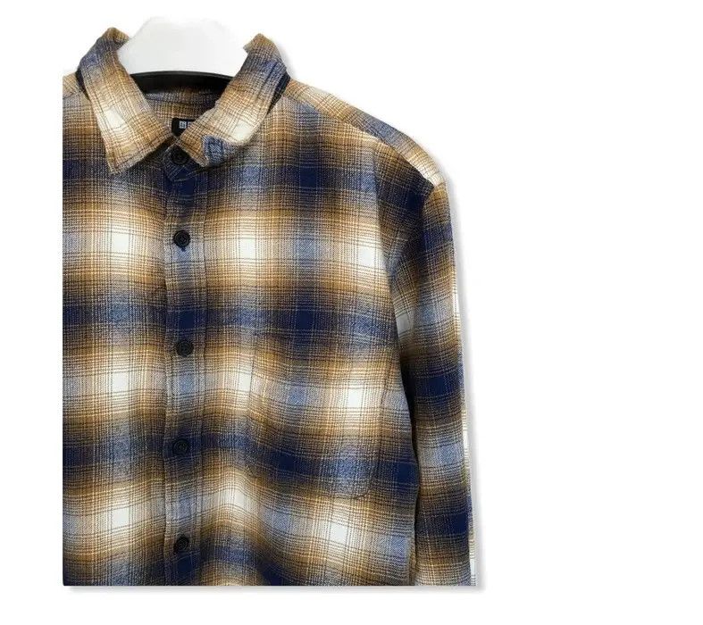 Japanese Brand Japanese Brand Uniqlo Plaid Tartan Flannel Shirt 👕 Size US M / EU 48-50 / 2 - 2 Thumbnail